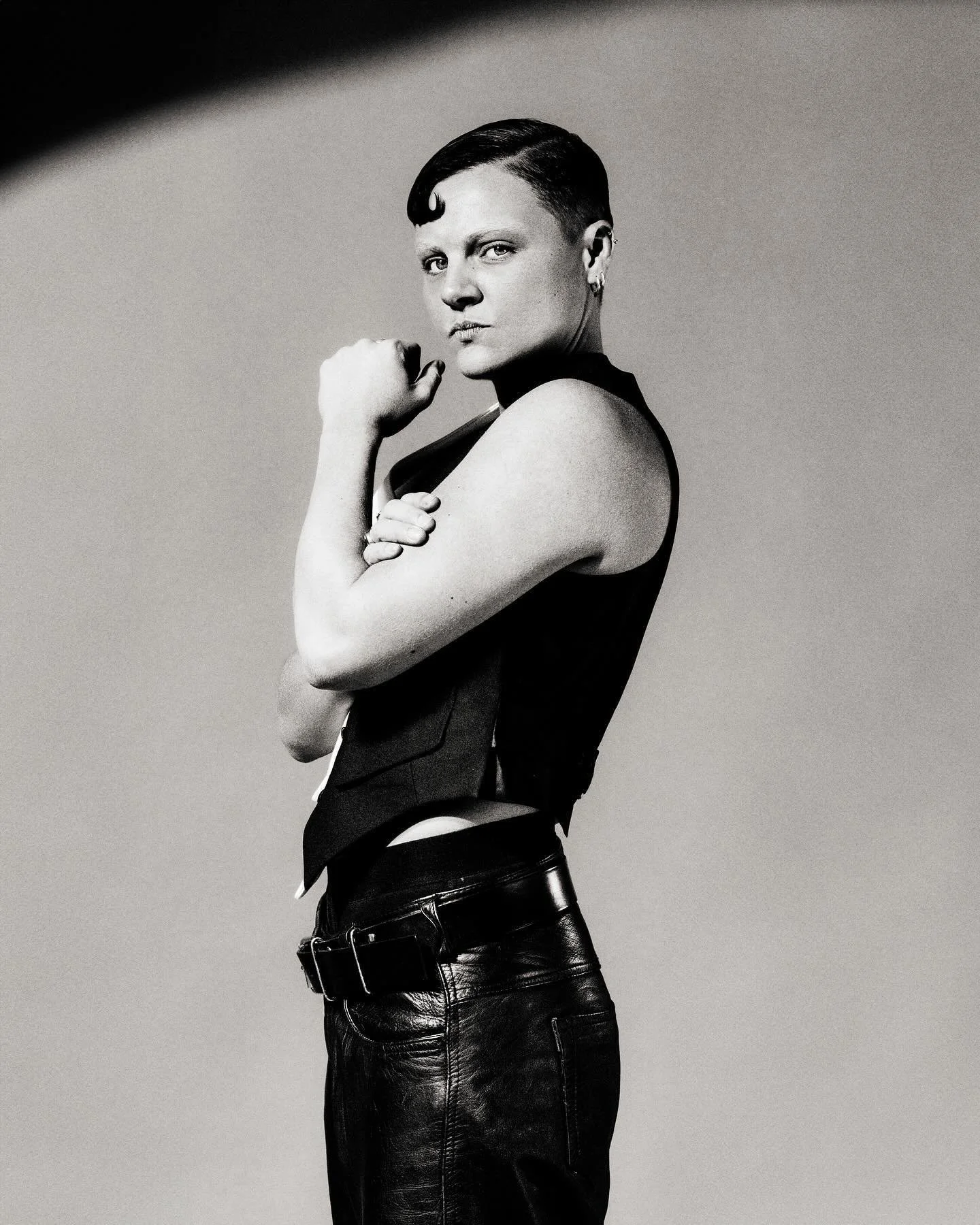 The stunning @ellaboucht at my home studio that is going to be part of my upcoming book this pride month