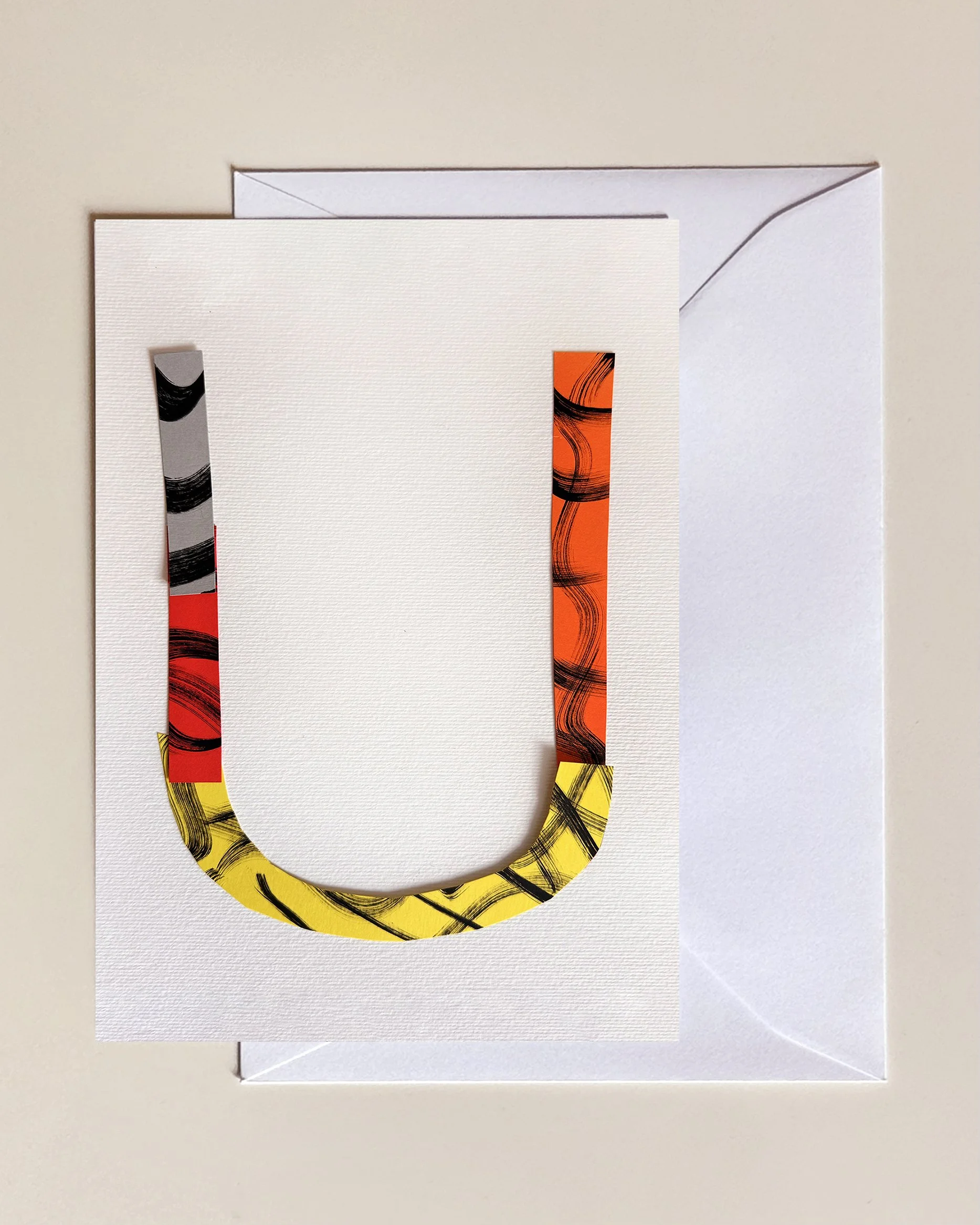 Carte Lettre U