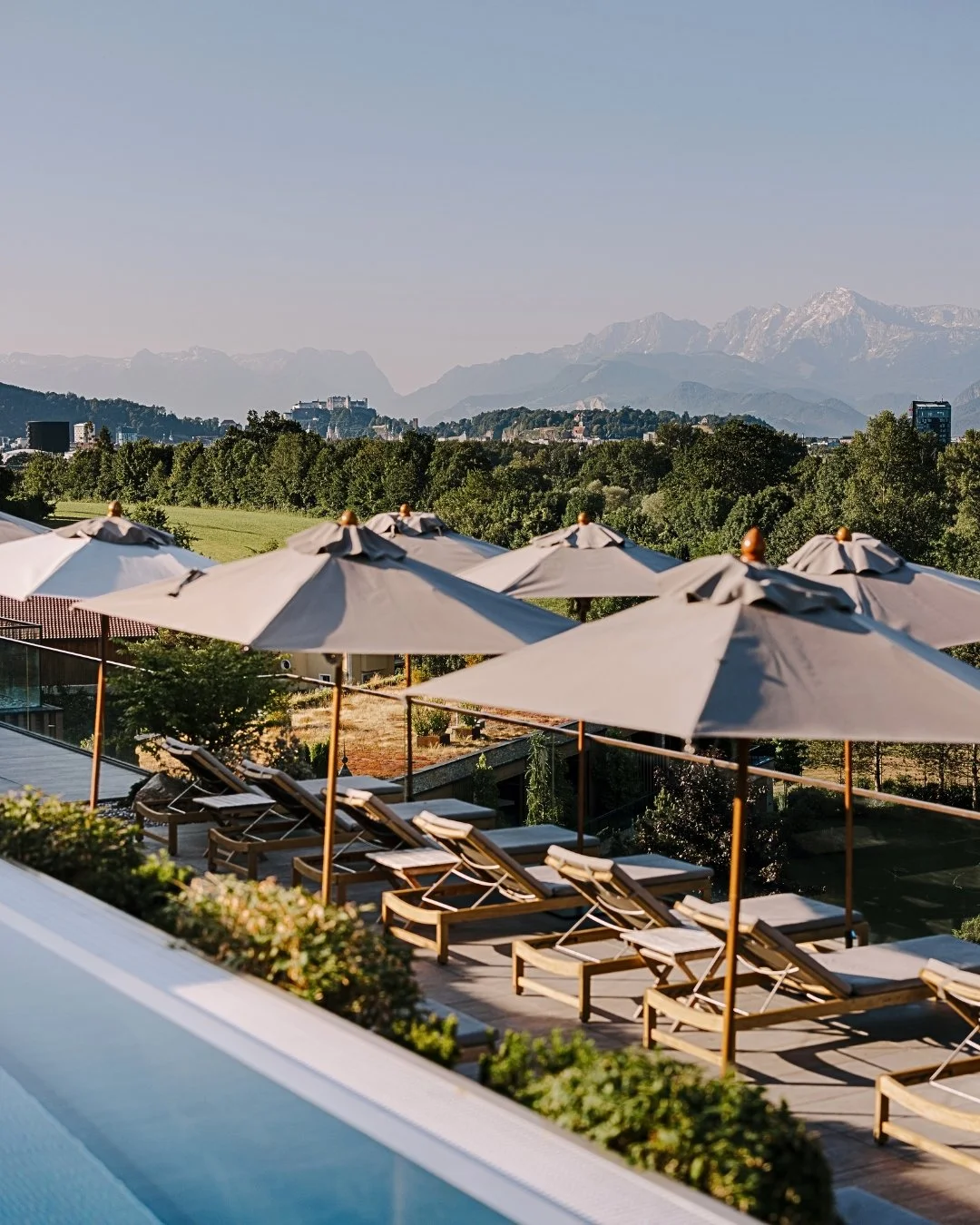 Wellness i Østrig med spa, sauna og udsigt over bjergene