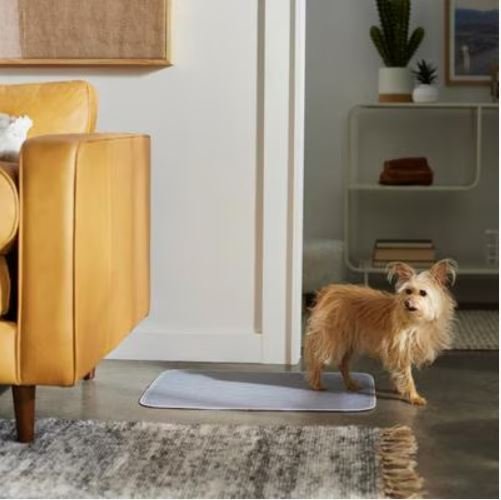 Frisco Washable Dog Potty Pads, Gray, 18 x 24-in, Unscented, 2 count