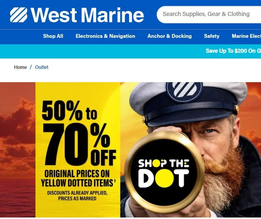 Save up to 50% Off | West Marine Outlet