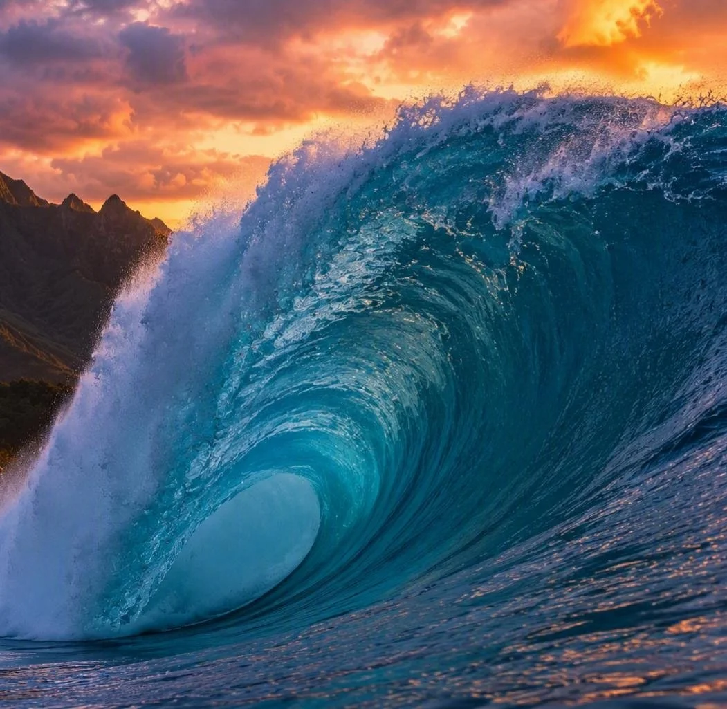 Riding the Ocean Waves…