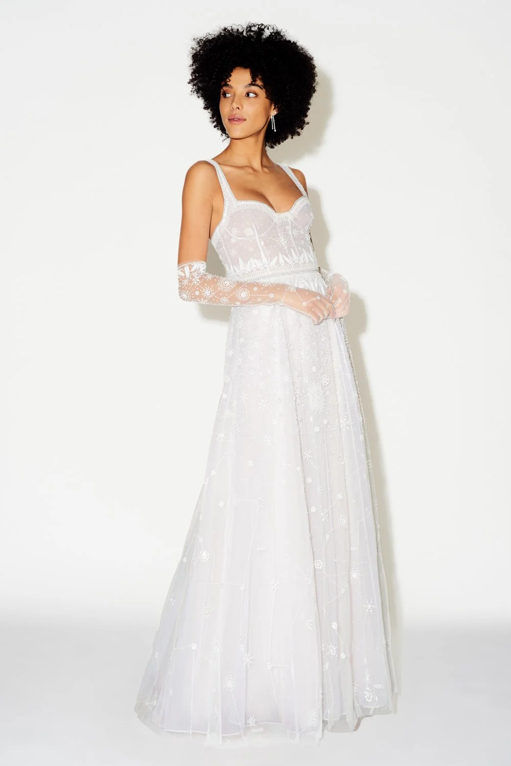 WHITE CONSTELLATION DRESS