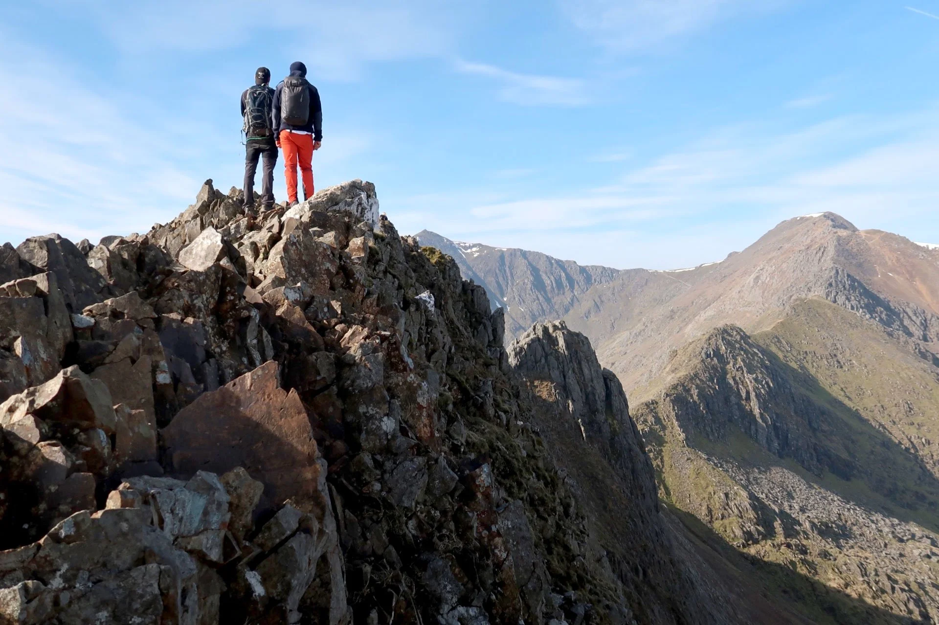 Grade 1 Scramble – Crib Goch, Snowdonia