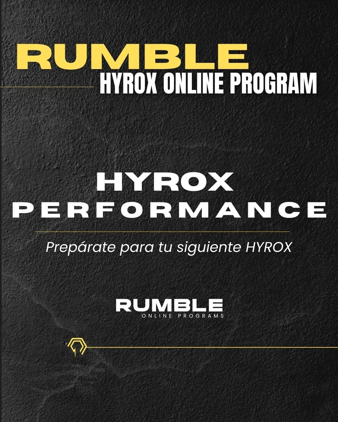 HYROX PERFORMANCE PROGRAM