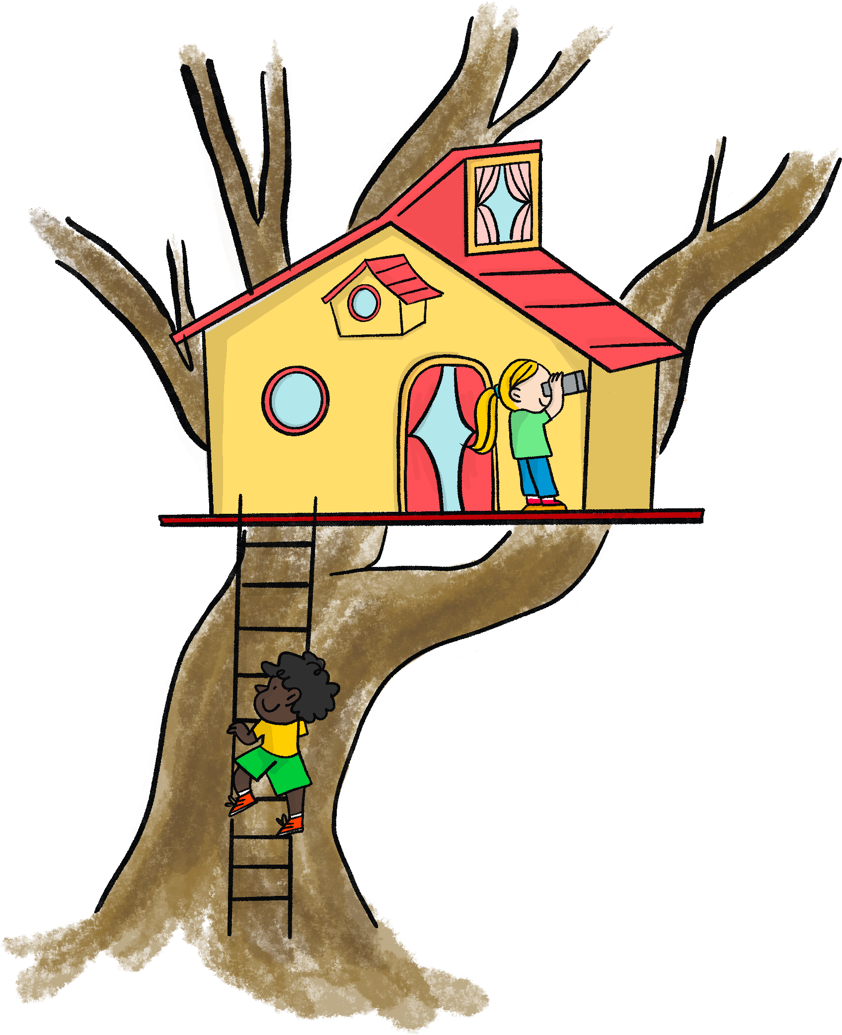 Cabane dans les bois. 