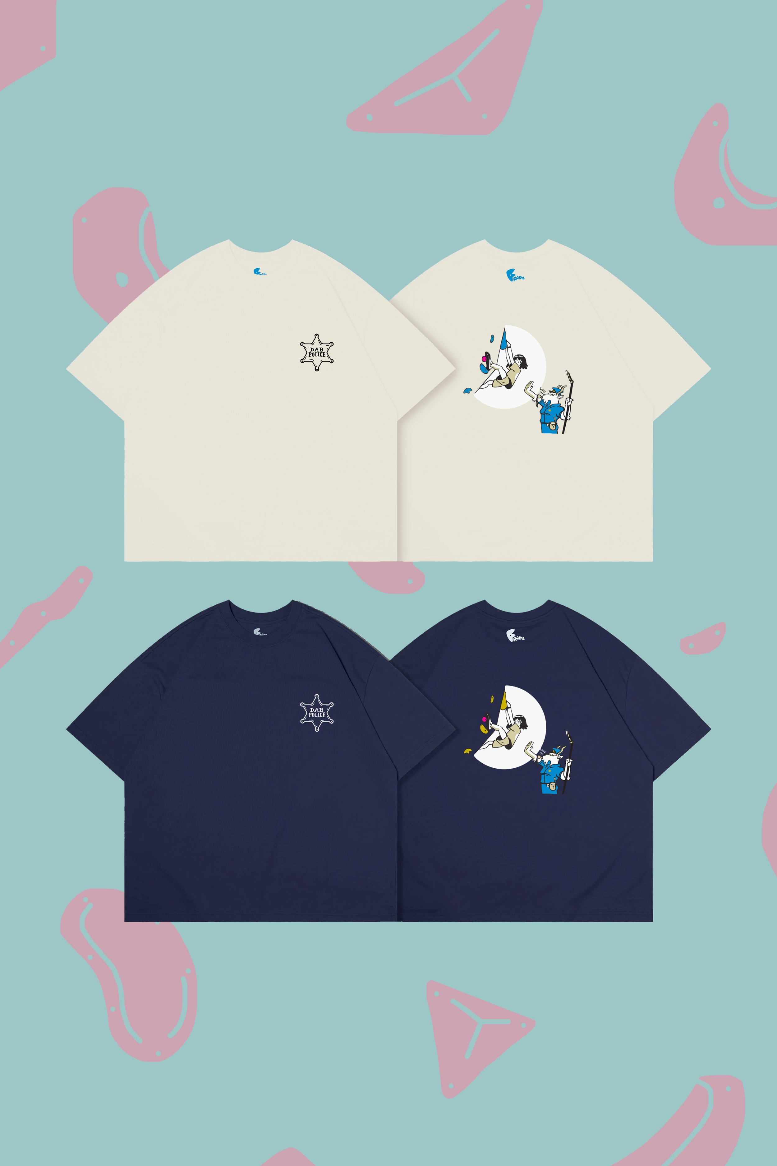 DAB POLICE oversize tee