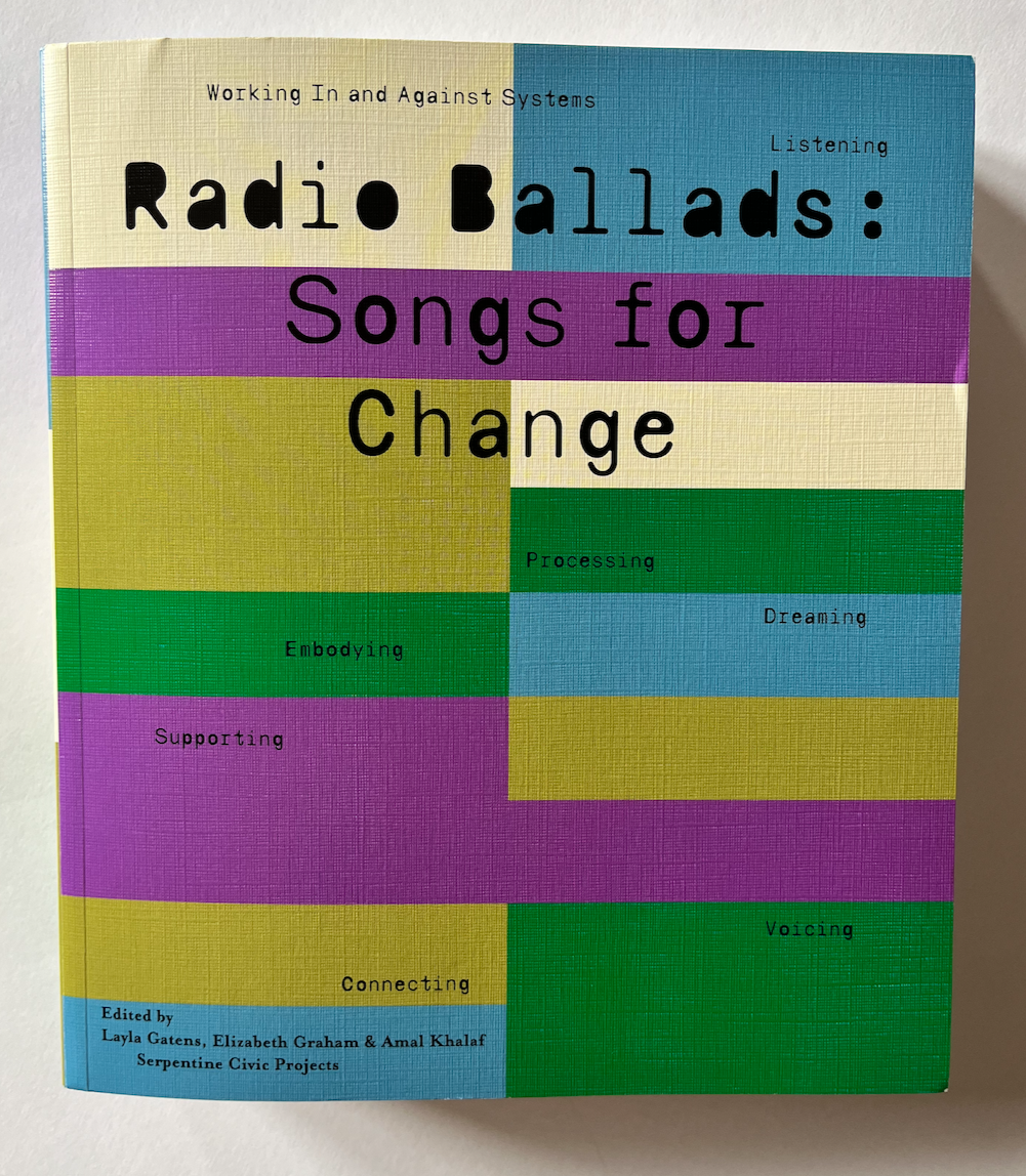 From cover of book Radio Ballads: Songs for Change