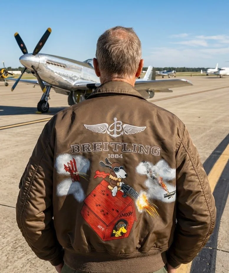 Breitling 'Flying Ace' Leather Jacket