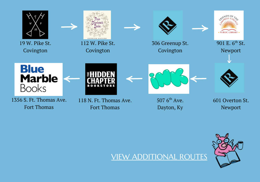 Northern Kentucky bookstore crawl route