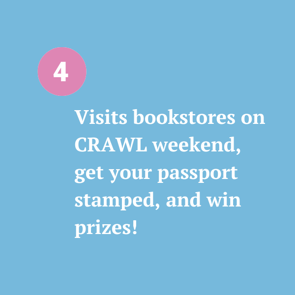 visit bookstores and get passport stamped