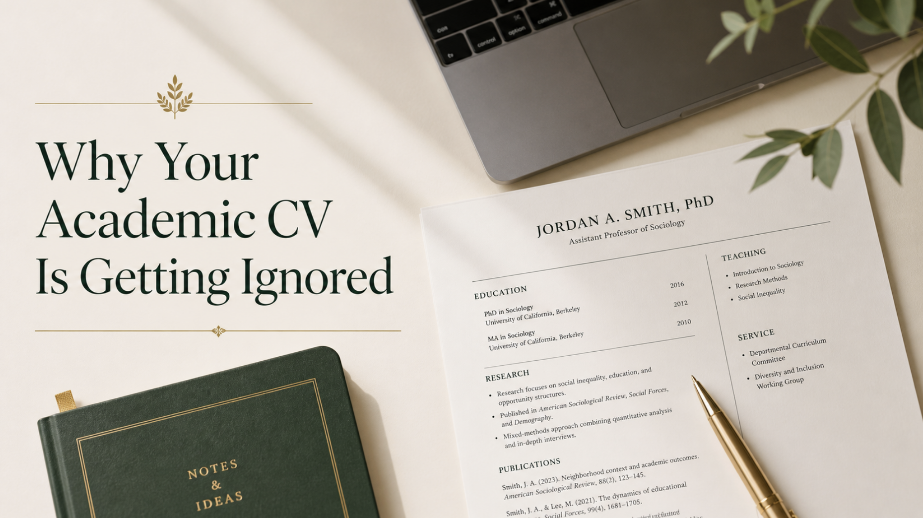 Why Your Academic CV Is Getting Ignored and How to Fix It?