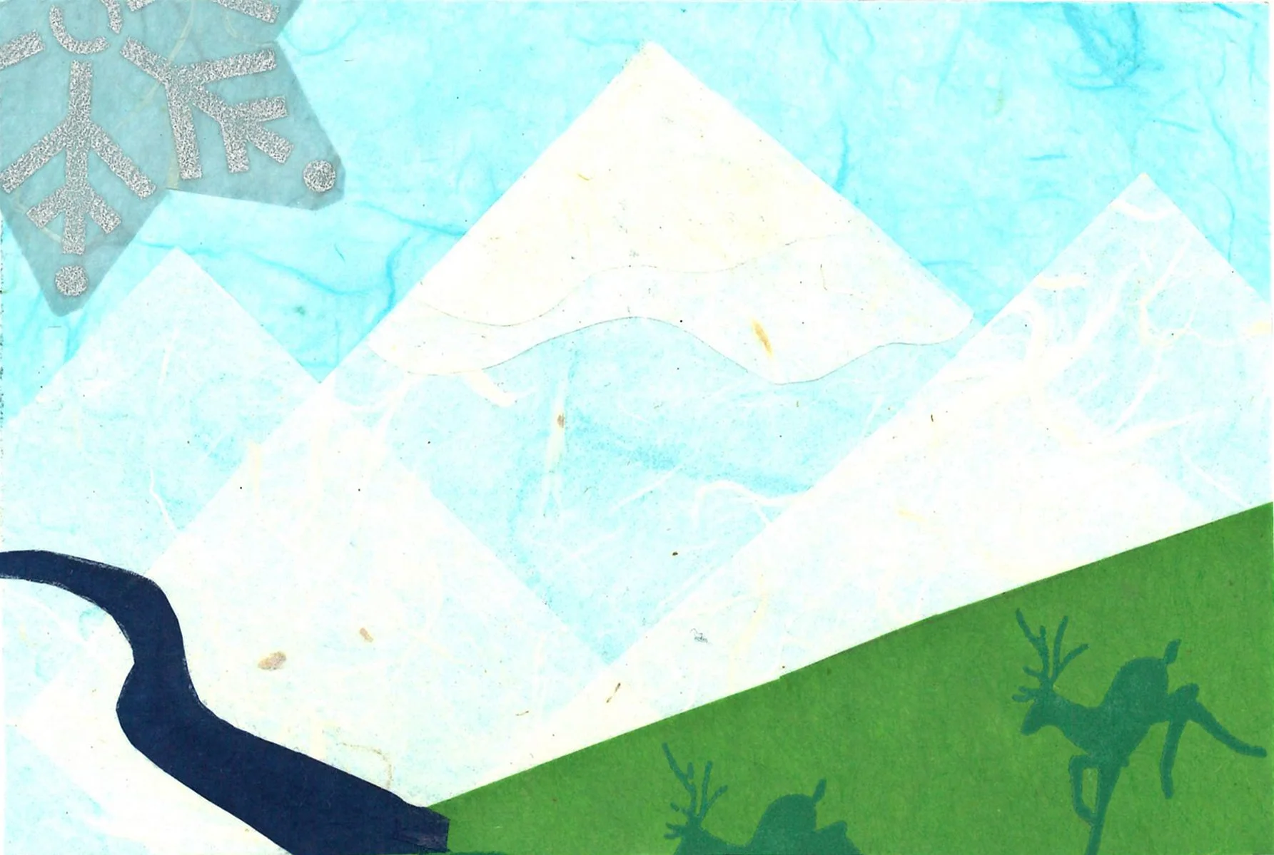 B3 (front): "Teton Mountains in Wyoming with awe-inspiring views." Artist: Dee Dee DuPlessis