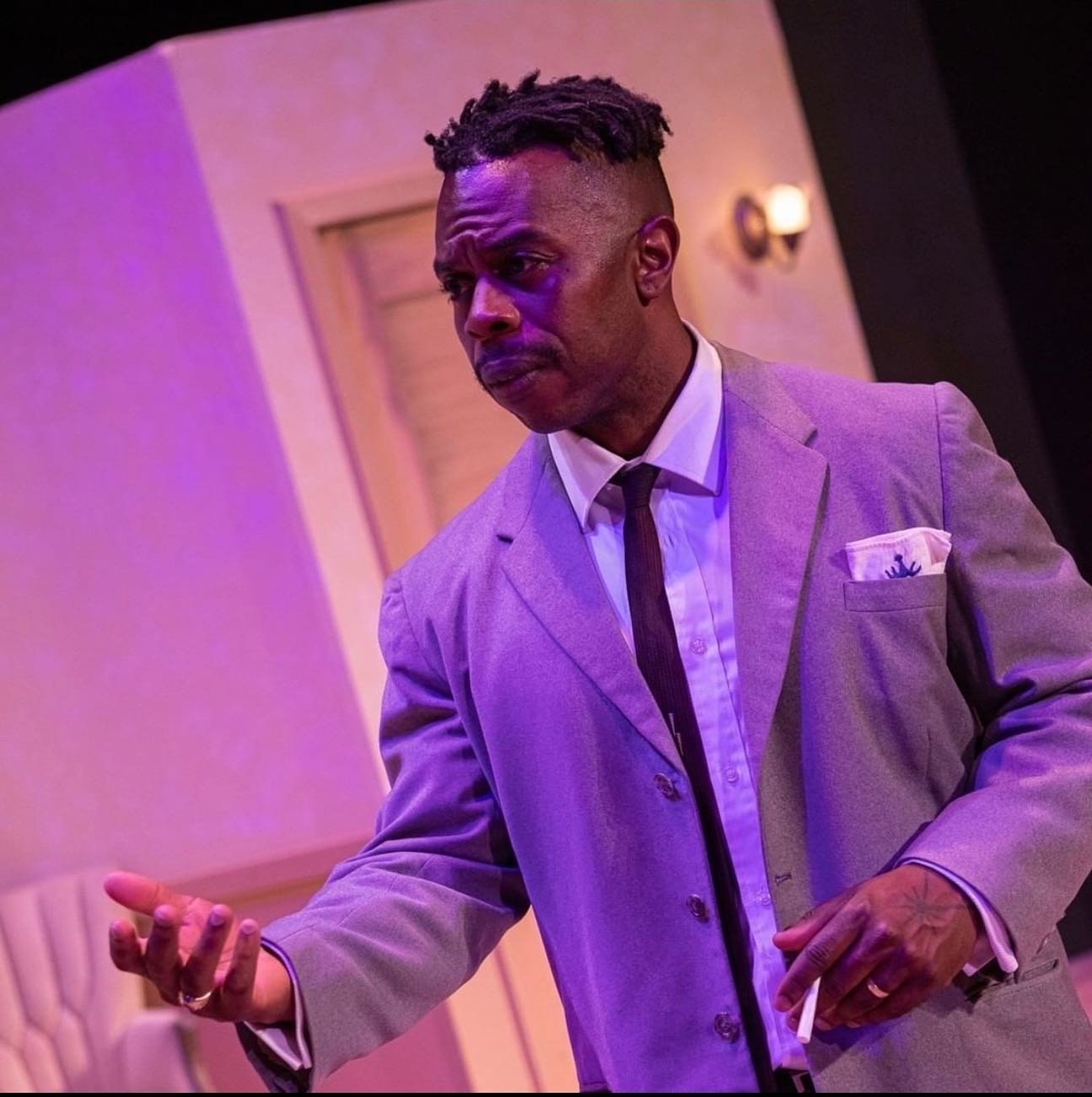 Korie Tristan-Prince as MLK Jr. in "The Mountaintop"