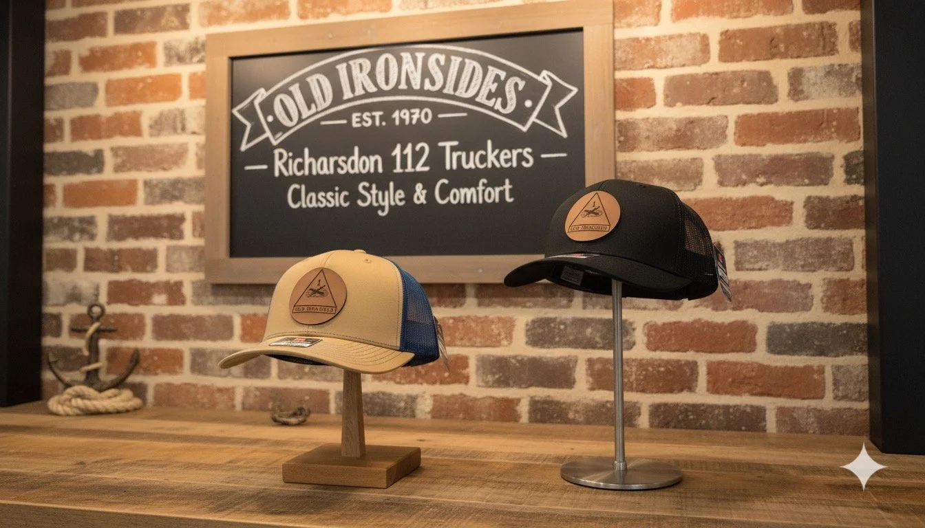 Richardson 112 leather Engraved Hat
