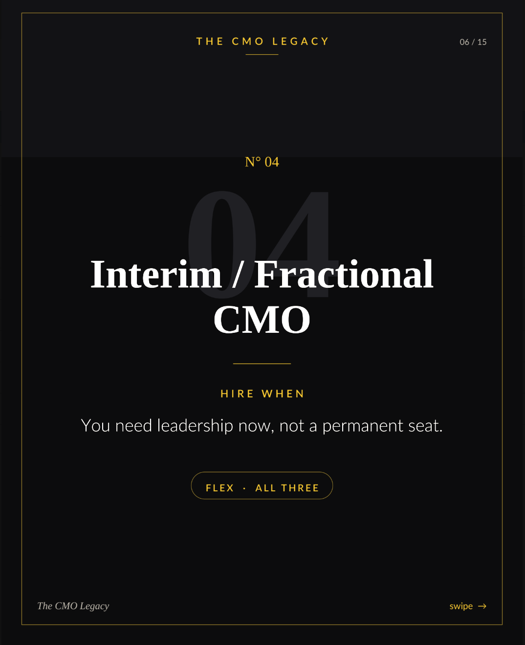Interim/Fractional CMO