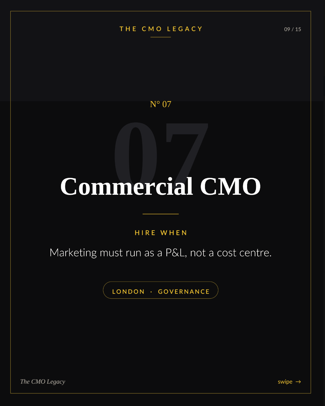 Commercial CMO
