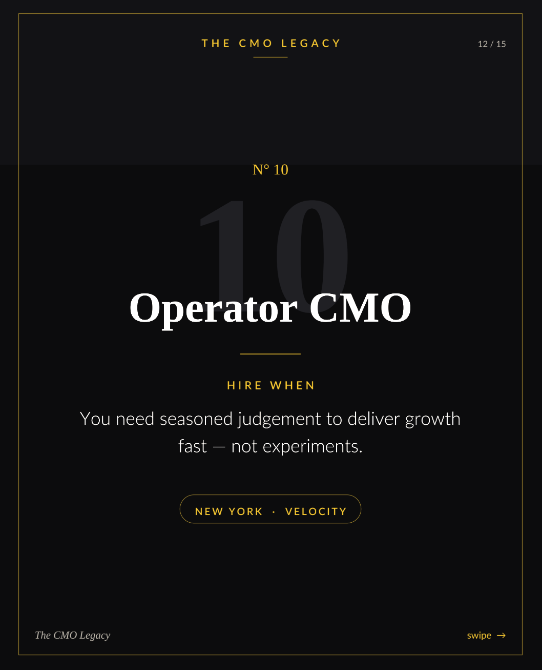 Operator CMO