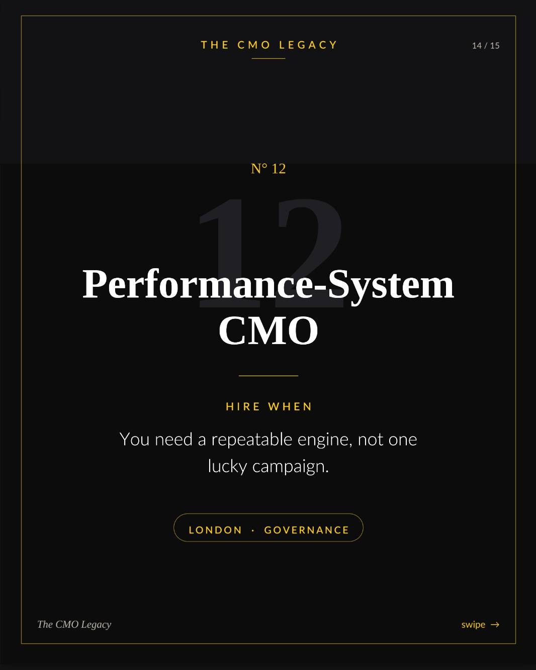 Performance-System CMO