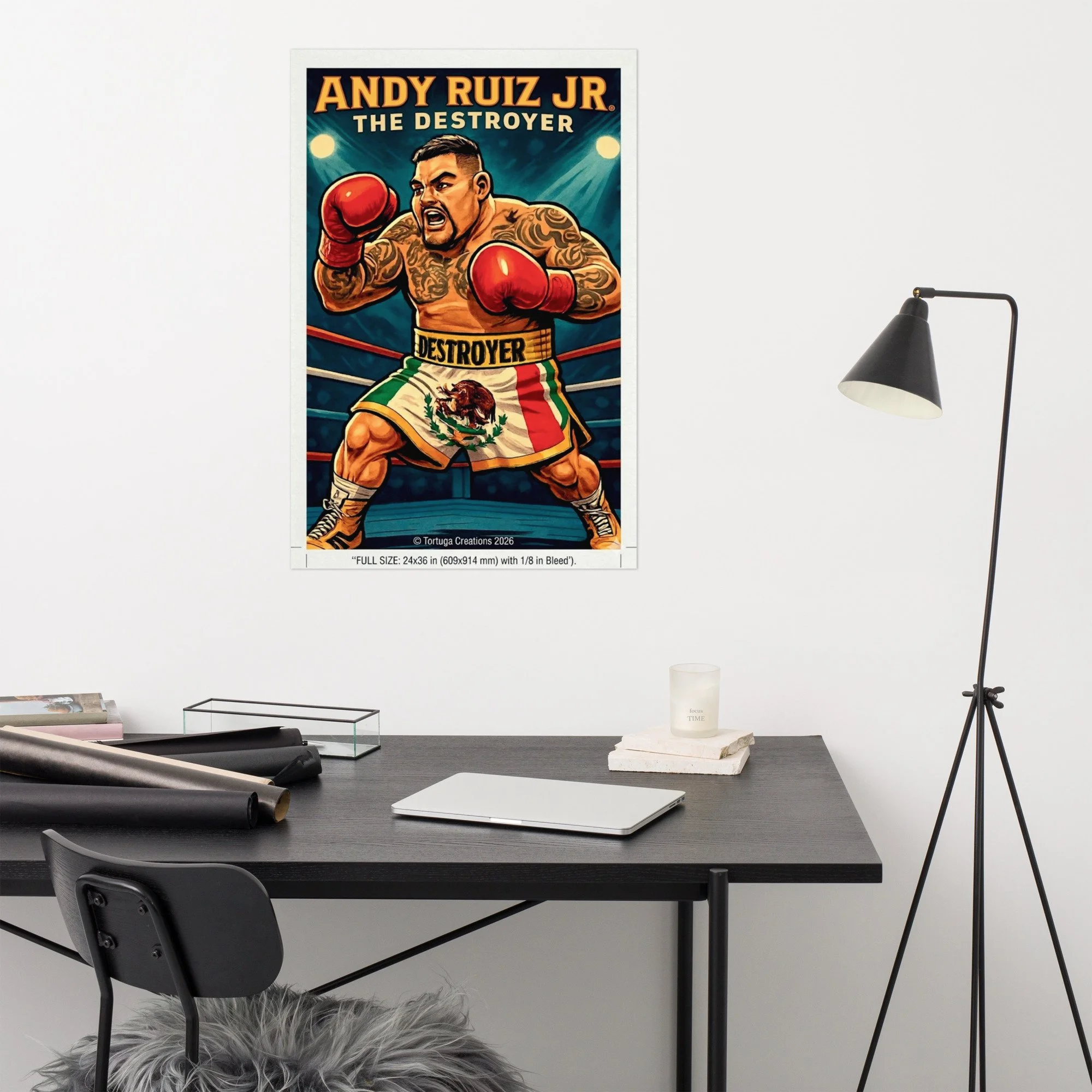 Tortuga Creations 2026 boxing art HW Champion Andy Ruiz Jr