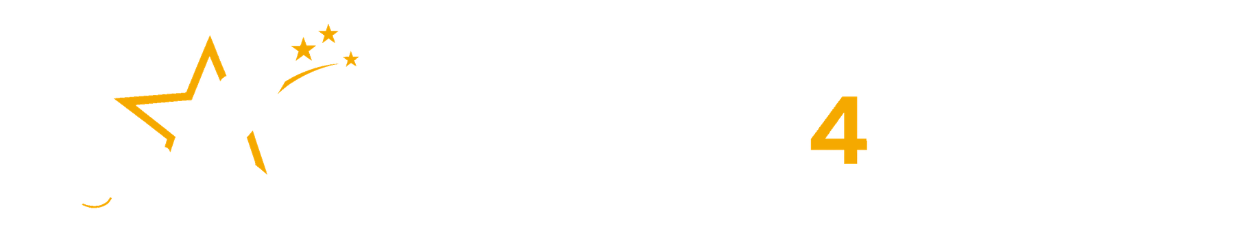 Logo for Tools 4 Stars featuring a stylized figure reaching for stars, with various icons representing different tools and objects, against a black background.