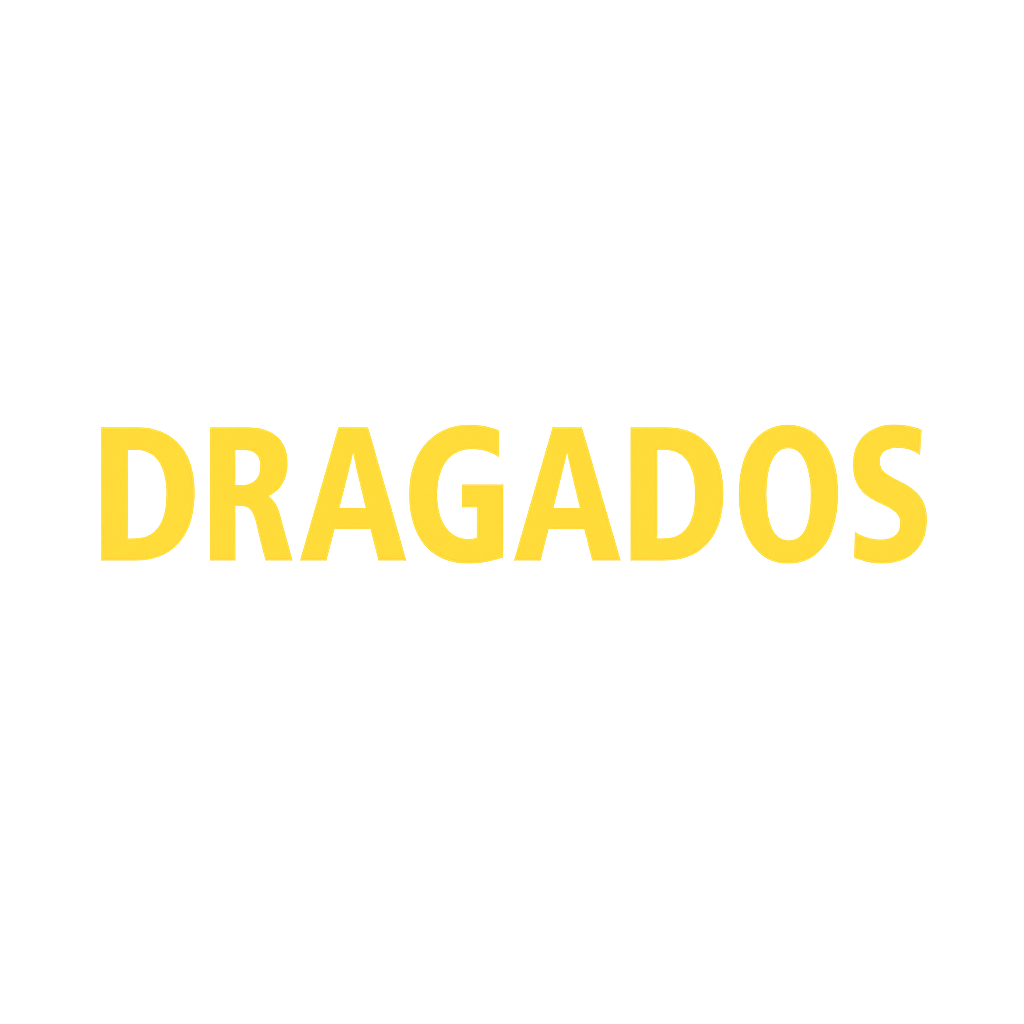 Text reading 'TIMINIS MACALWEE' with the word 'DRAGADOS' in yellow underneath.
