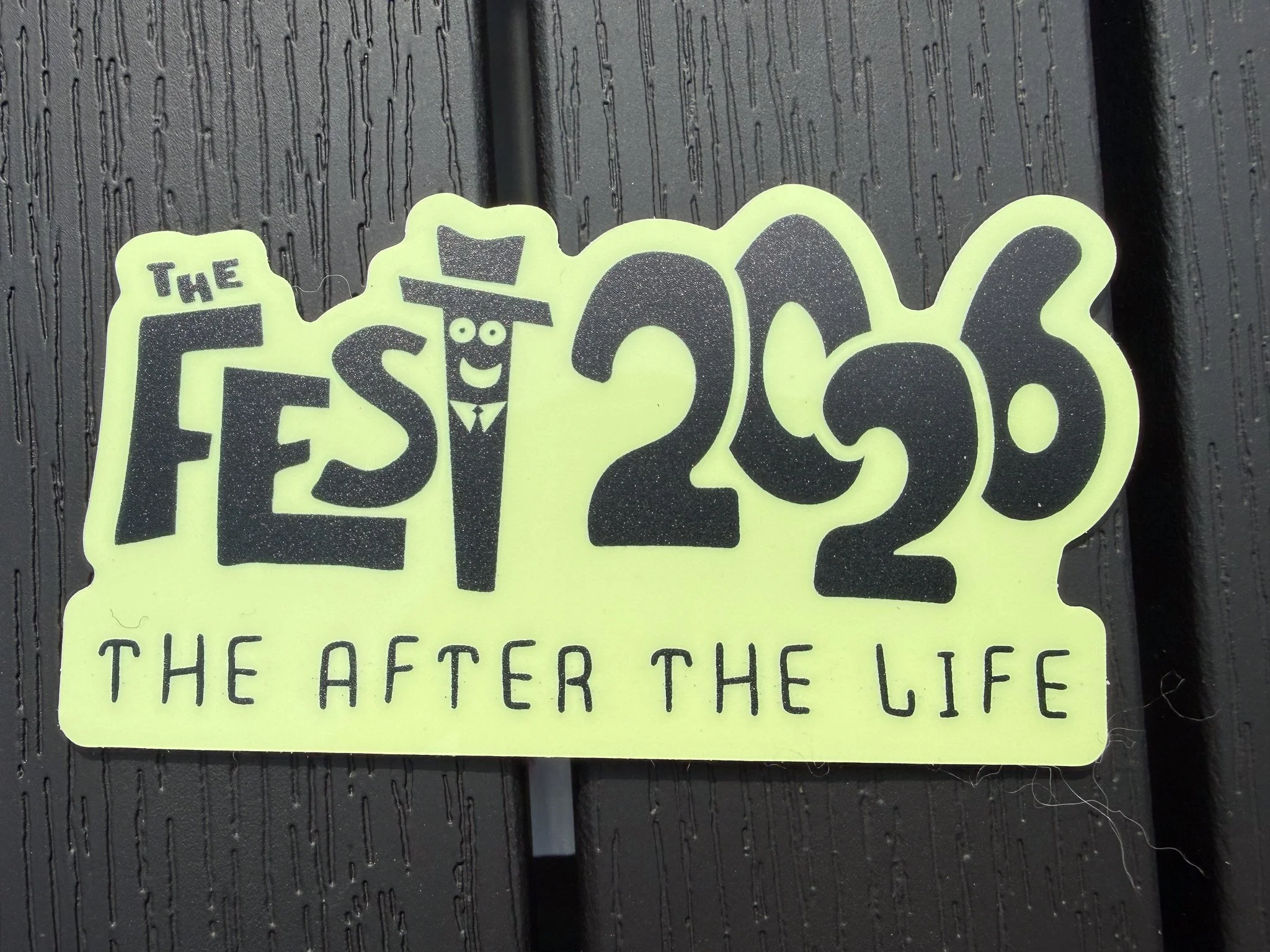 Sticker Glow In The Dark Fest 2026 - $5