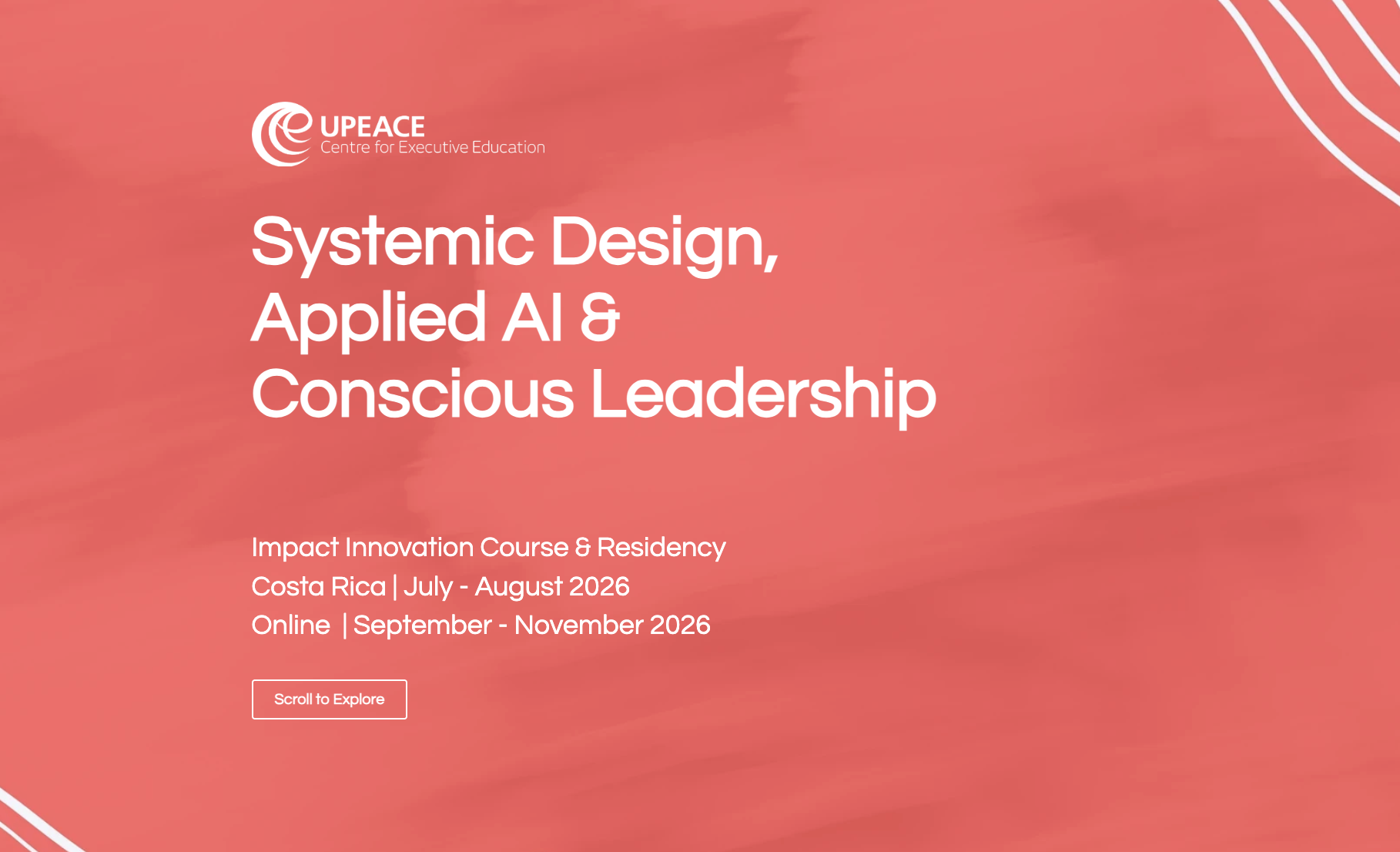 Systemic design, Applied AI, Conscious Leadership 