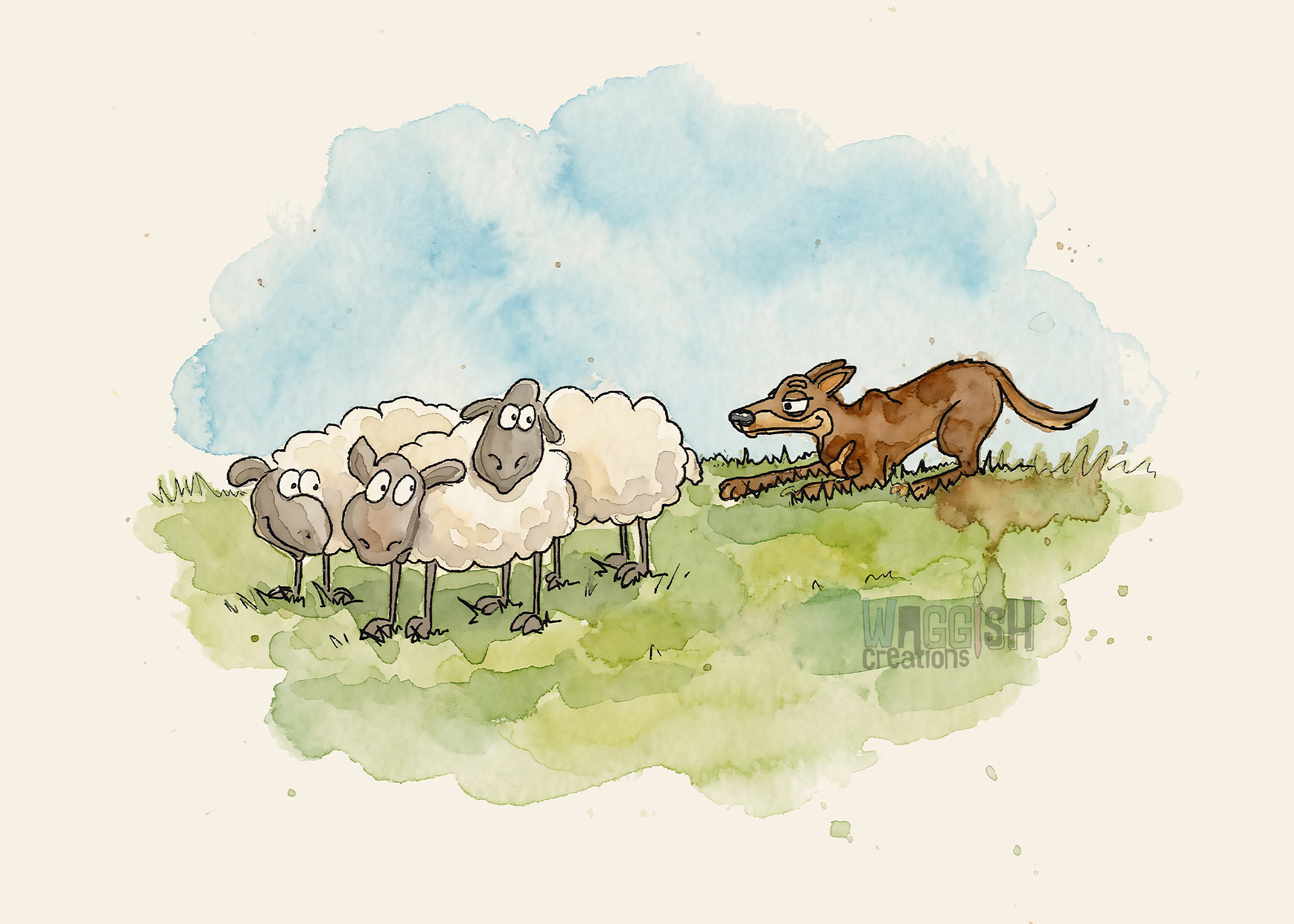 Australian Kelpie with Sheep