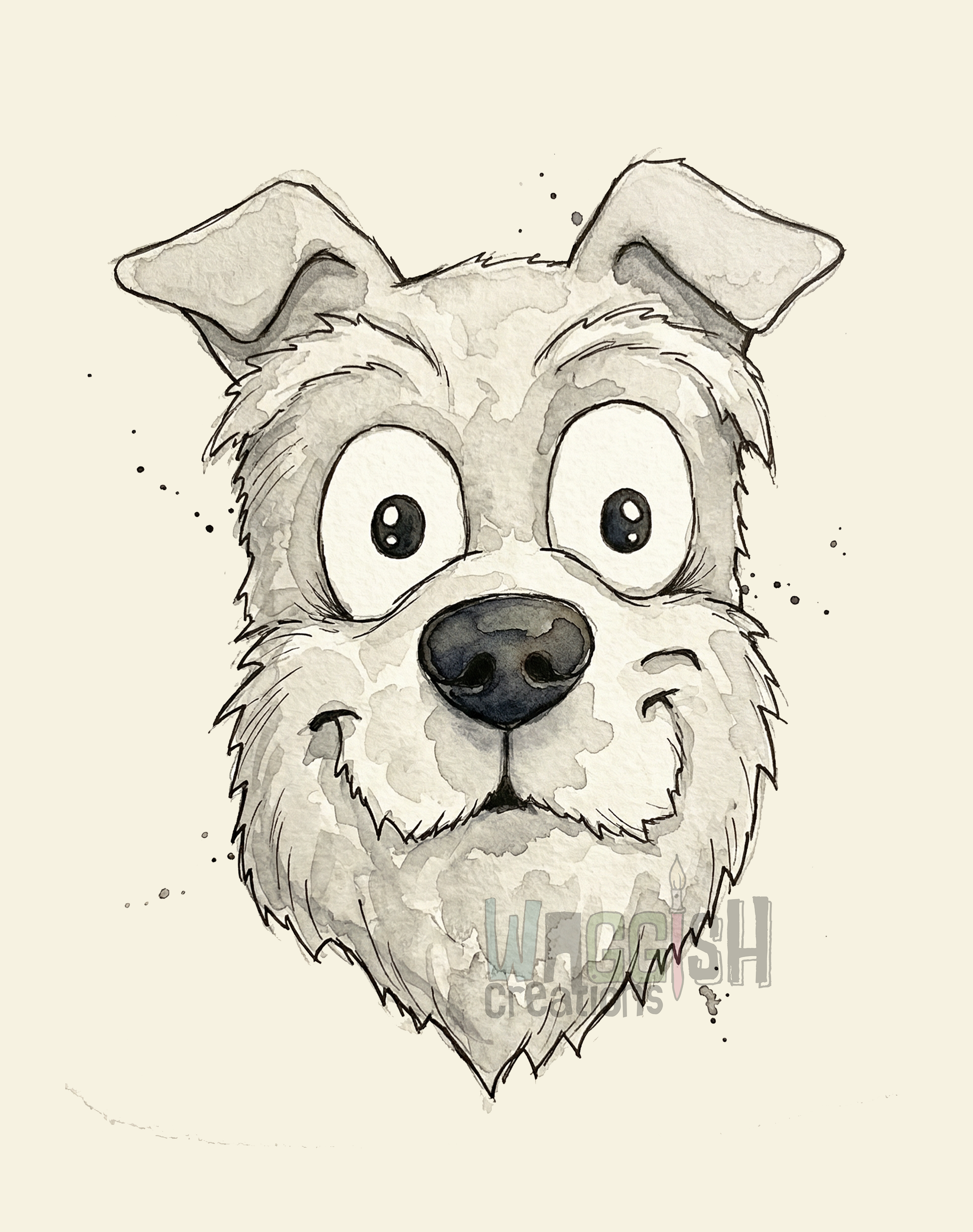 Schnauzer Face
