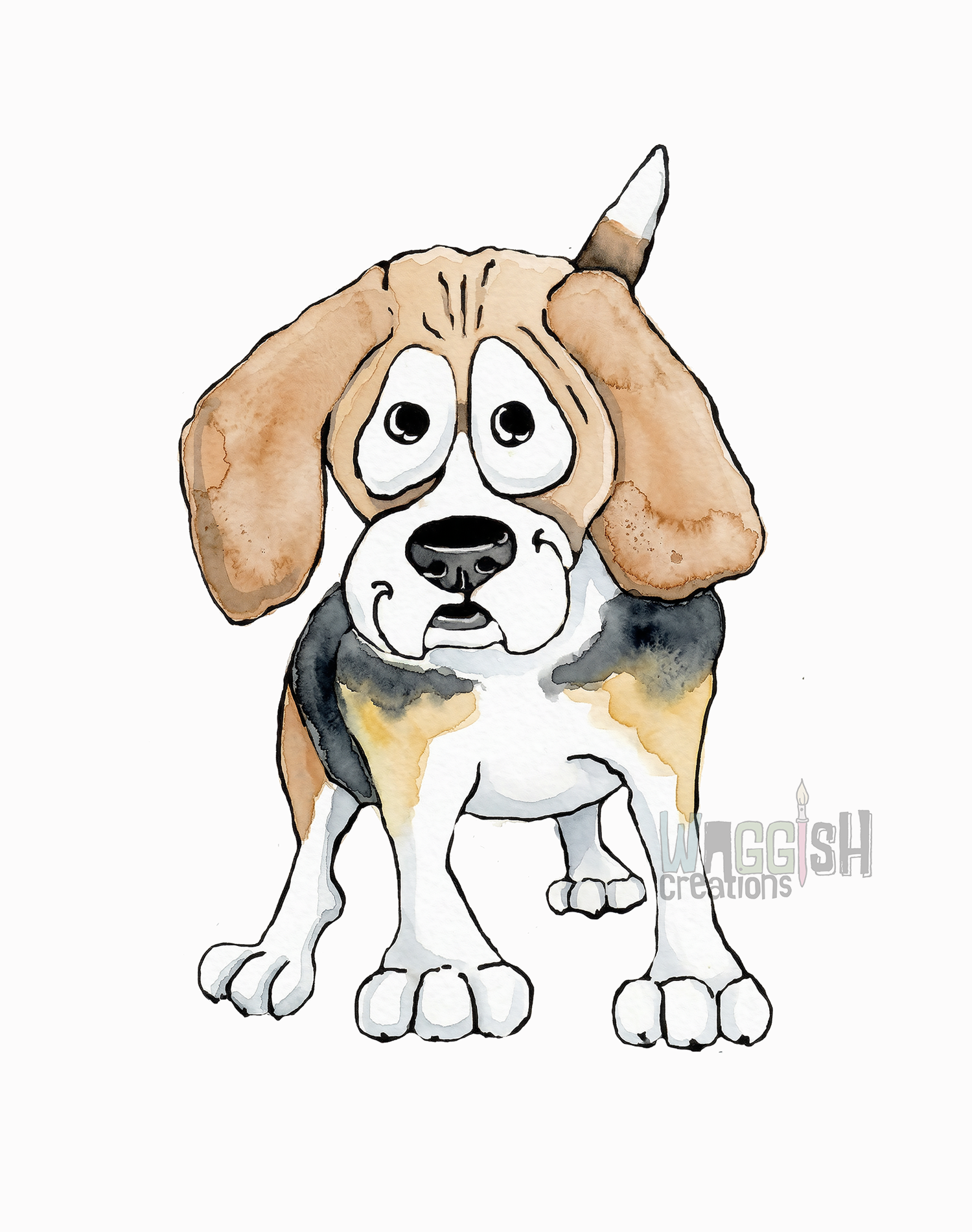 Beagle Standing