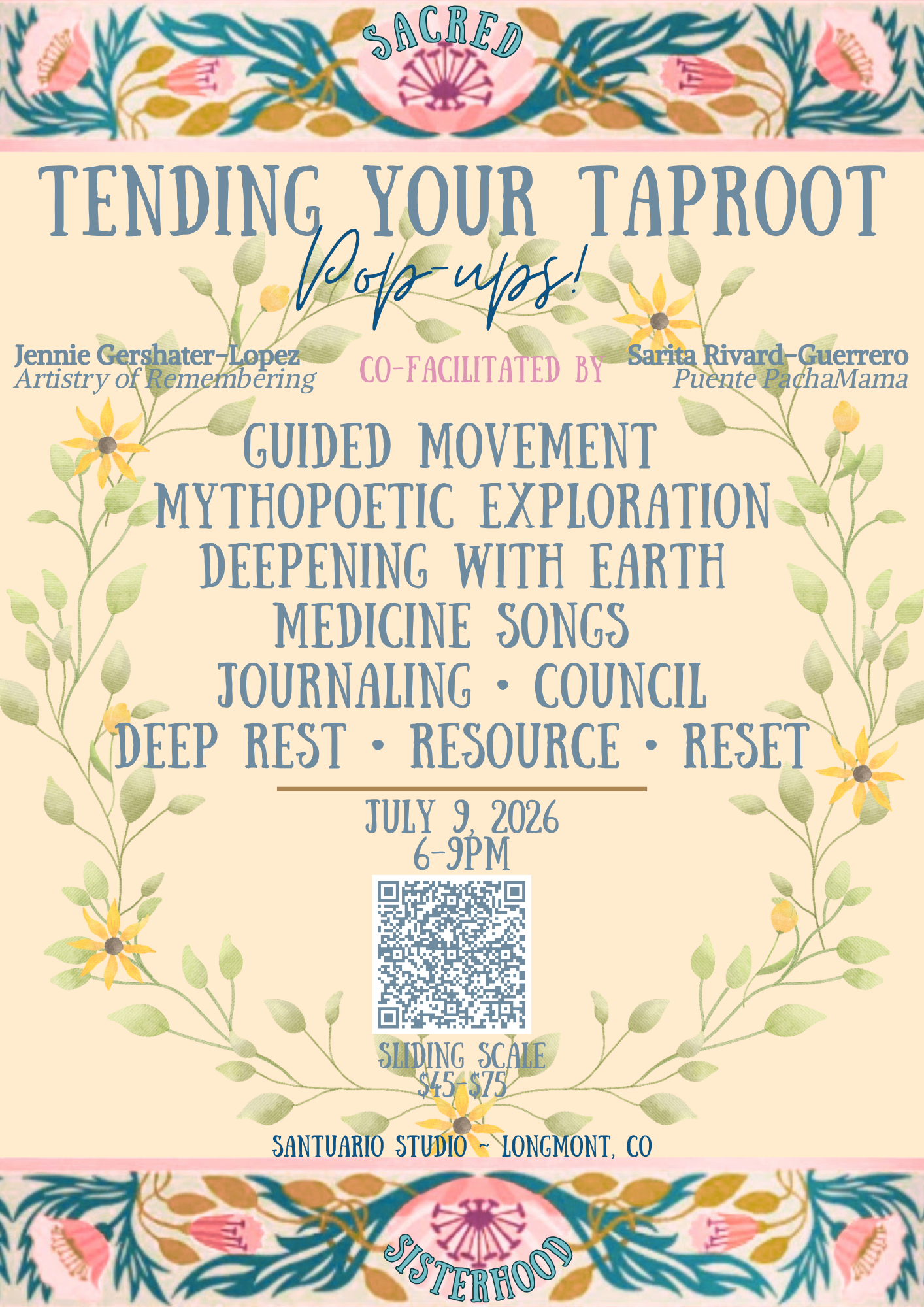 July 9 ~ Tending Your Taproot