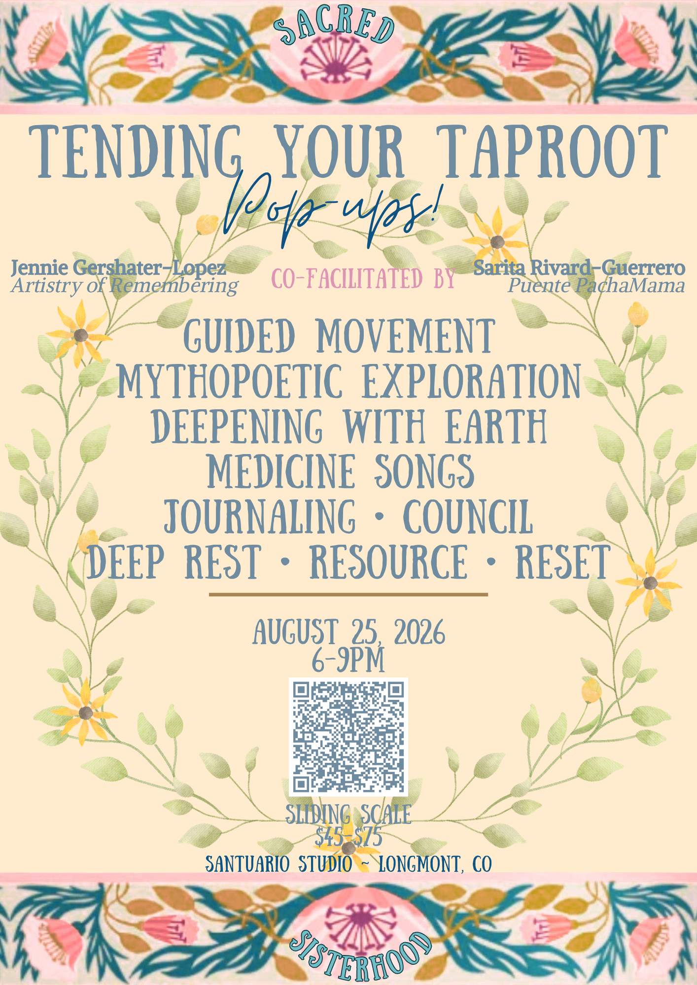 August 25 ~ Tending Your Taproot