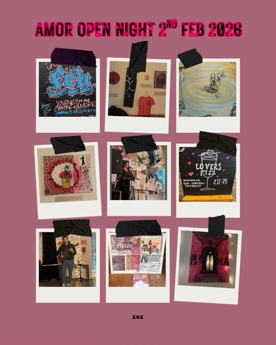 Happy Amor Open, Imbolc, n love month ❤️ Love to everyone who visited and shared their (he)art ❤️ The exhibition is up in Mono until March so drop by and let us know what you think #glasgowart #contemporaryart #emergingartistsuk #creativescotland