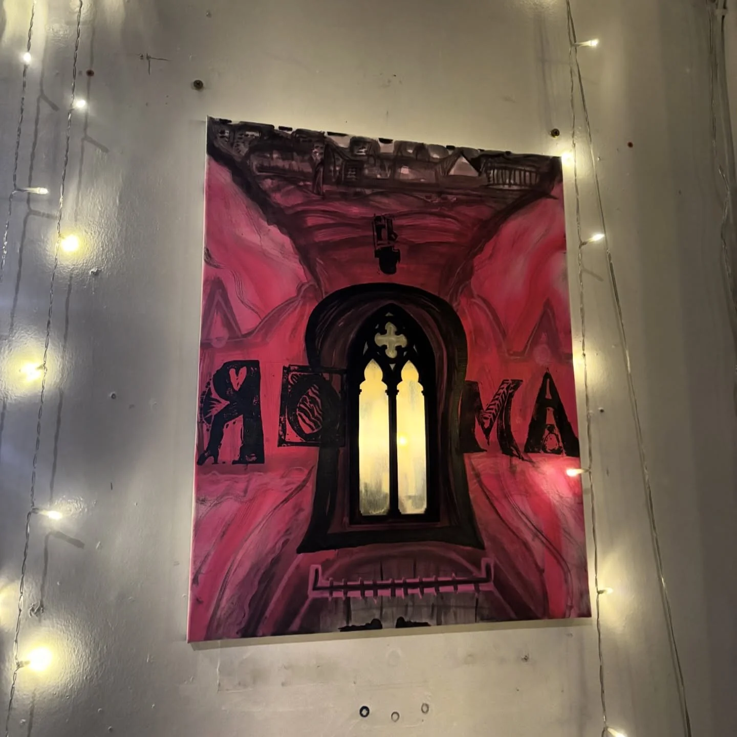 Twas the night before Amor! See you lovers tonight x #glasgowart #februaryartevent #contemporaryart