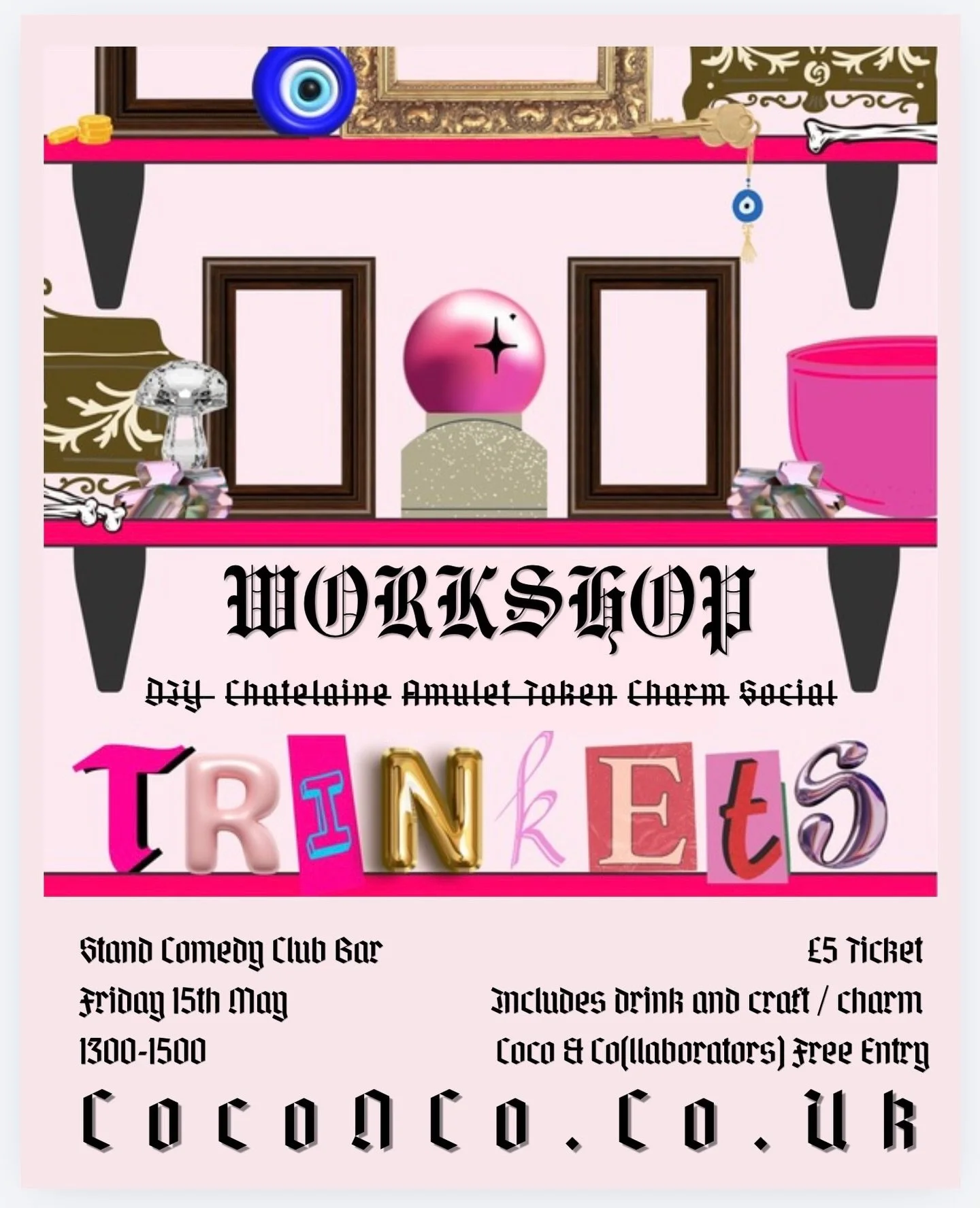 Also upcoming as part of Trinkets Season! @thestandglasgow has been a big part of my twenties and I&rsquo;m excited to drag some more of my fellow freaks through the doors for some art x

#emergingartistuk #trinkets26 #smallartbusiness #artpopup

Hom