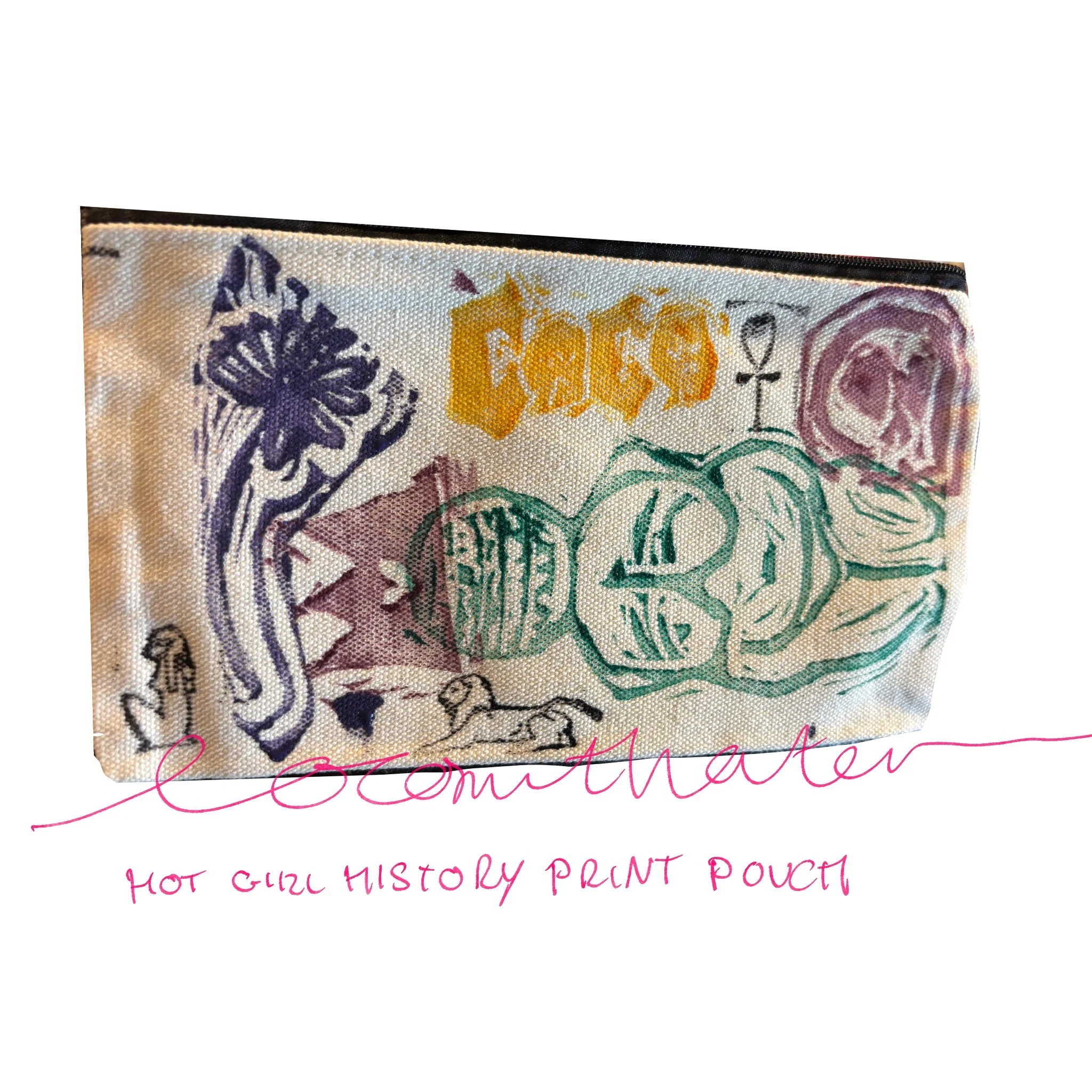 Hot Girl History Printed Pouch