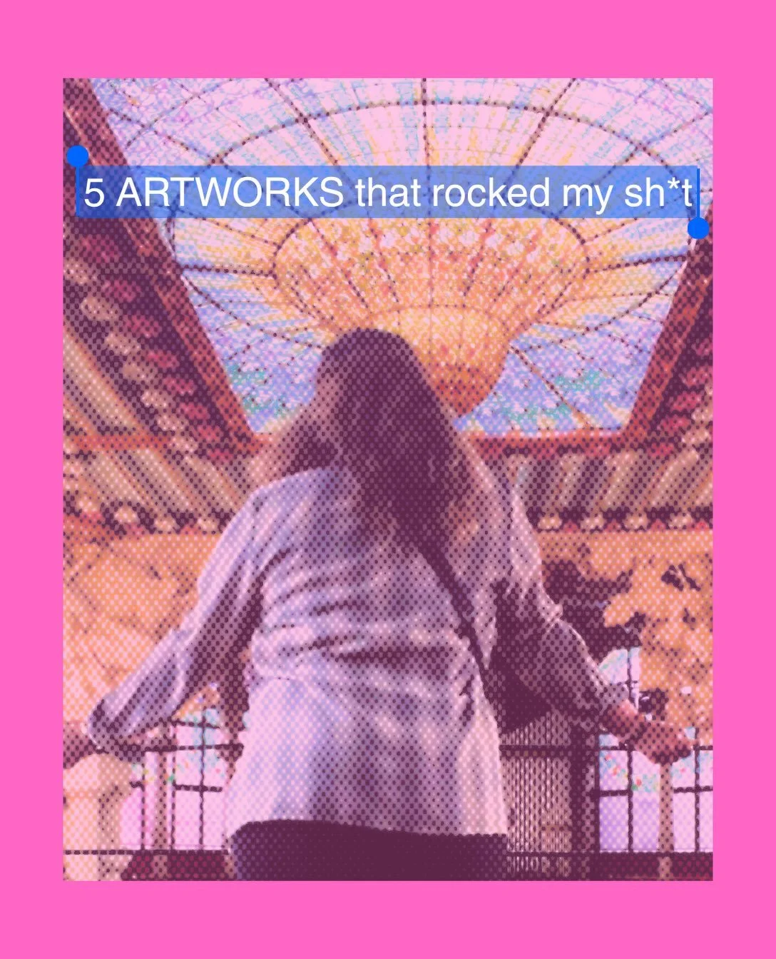 Thoughts?
I was excited by the idea of curating a carousel of my favourite pieces, and the most aligned with all the daring and bold of Coconut Water Art. Look through my art after you&rsquo;ve seen this and it&rsquo;ll all make sense 

#glasgowart #