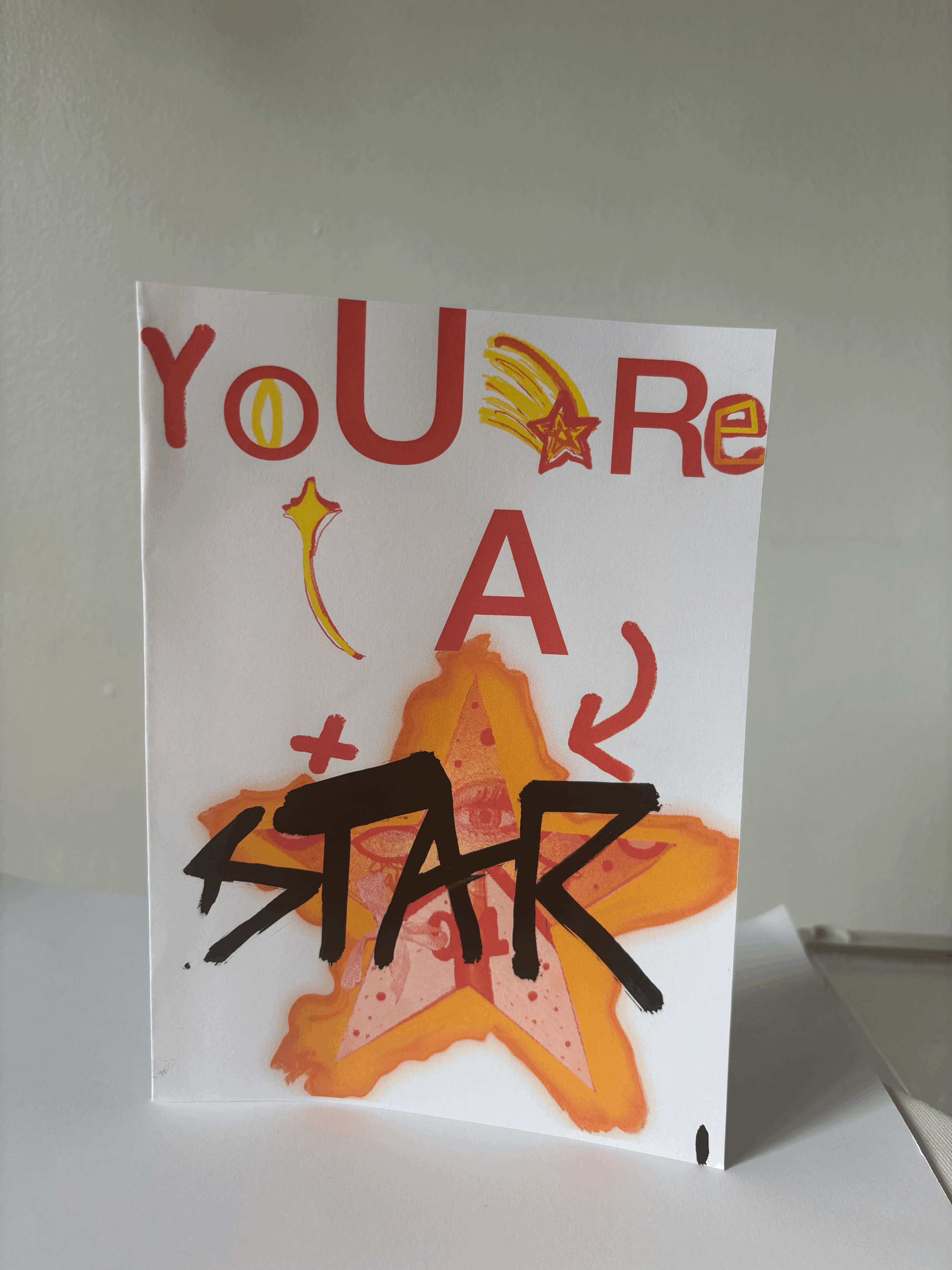 'You're A Star' Card