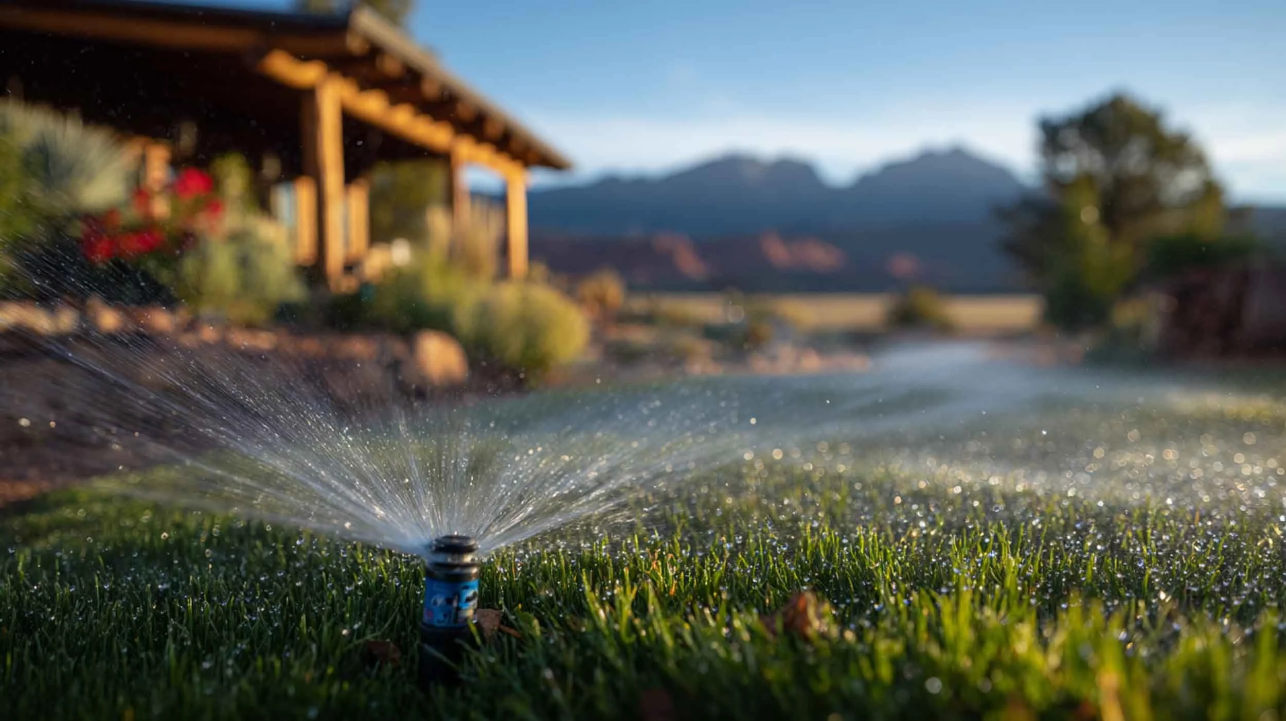 close up of a sprinkler head for durango sprinkler installation blowout audit repair and maintenance services