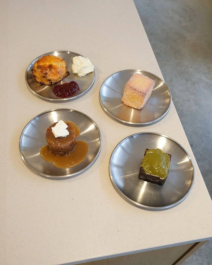 New sweet treats just landed at Room 🍰

Lemon cake Pistachio brownie Sticky toffee cake with miso toffee sauce Warm scone with mascarpone &amp; jam

Come find your new favourite. ✨