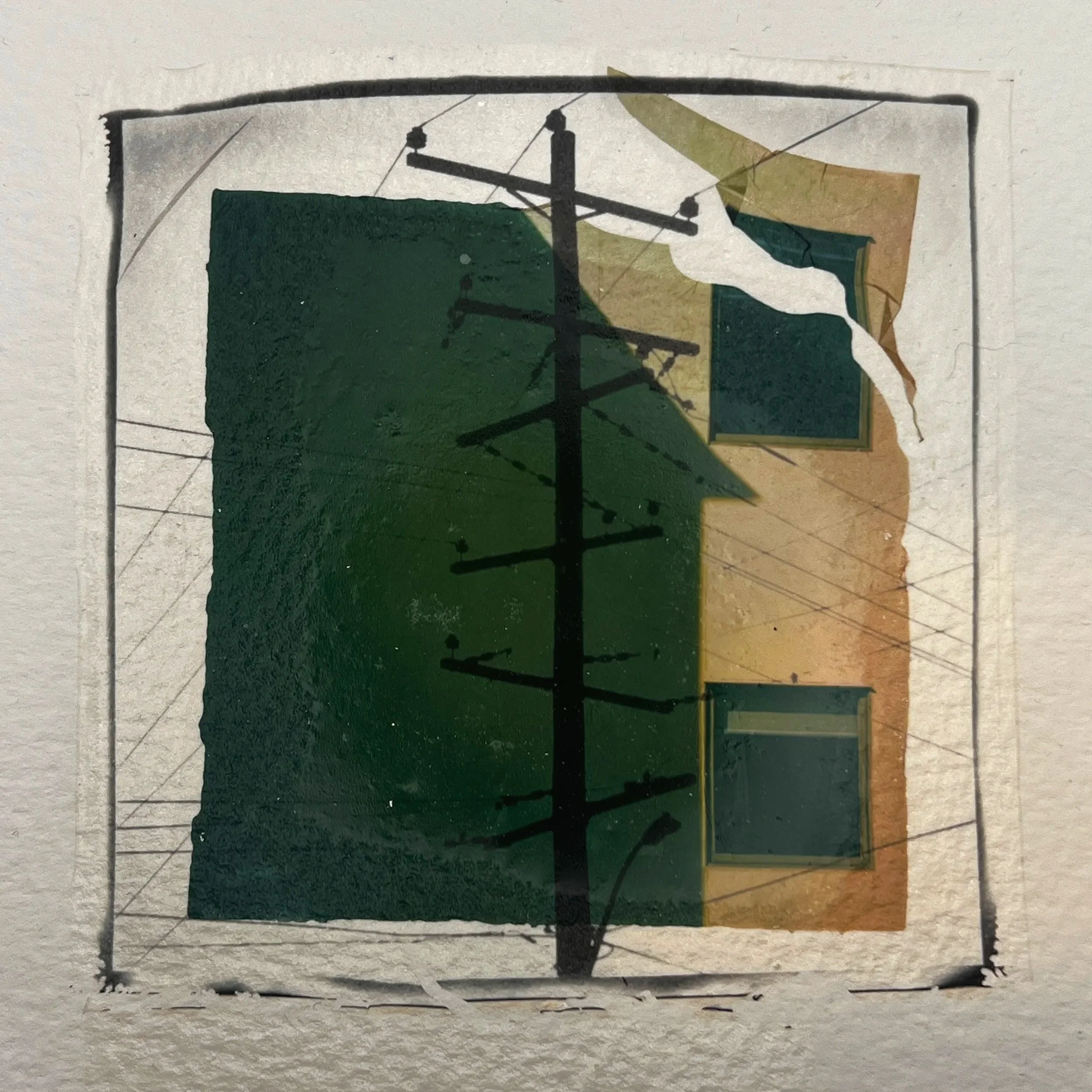 Being There | Polaroid Emulsion Lifts 8 X 8 inches