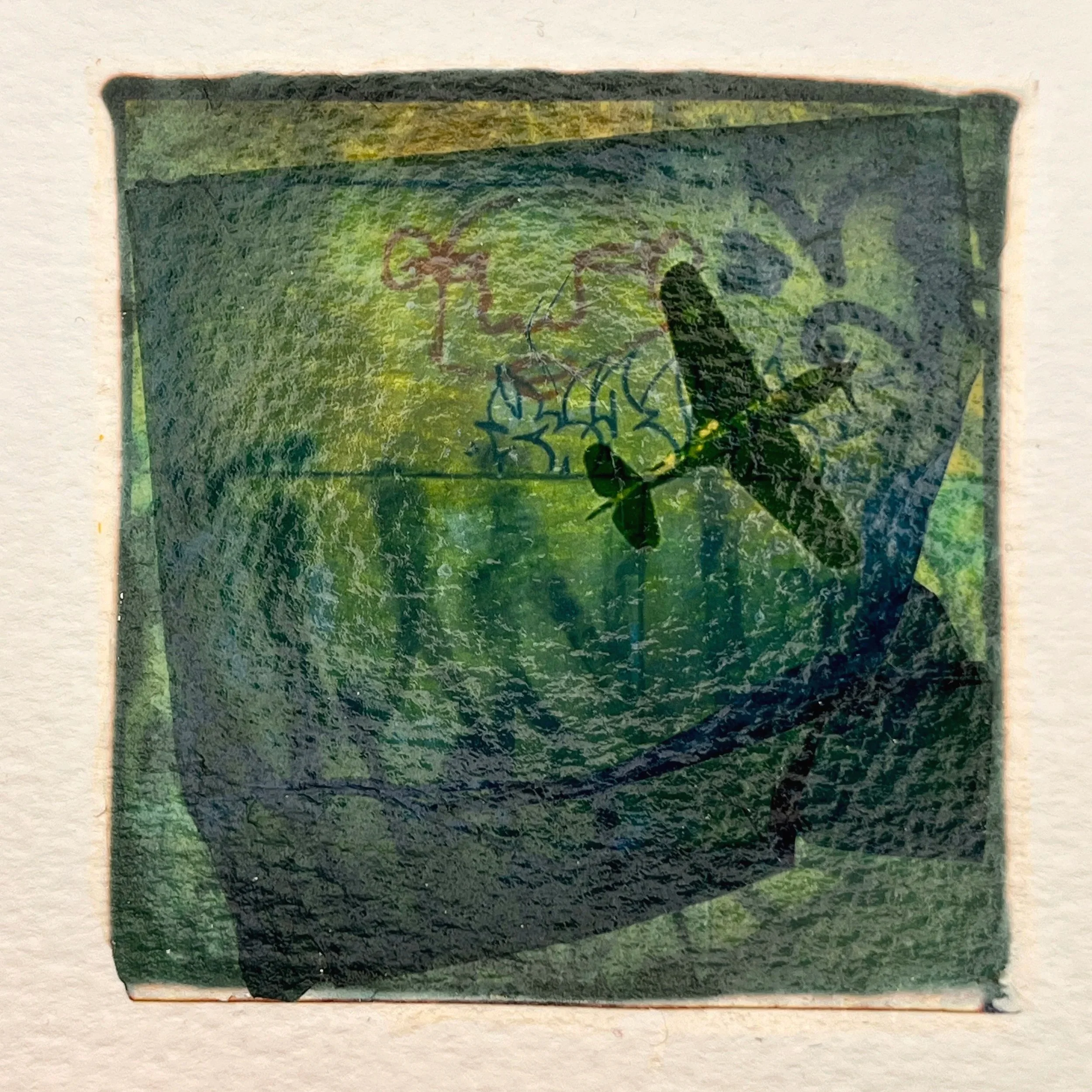 Nothing is Left Behind | Polaroid Emulsion Lifts 8 X 8 inches