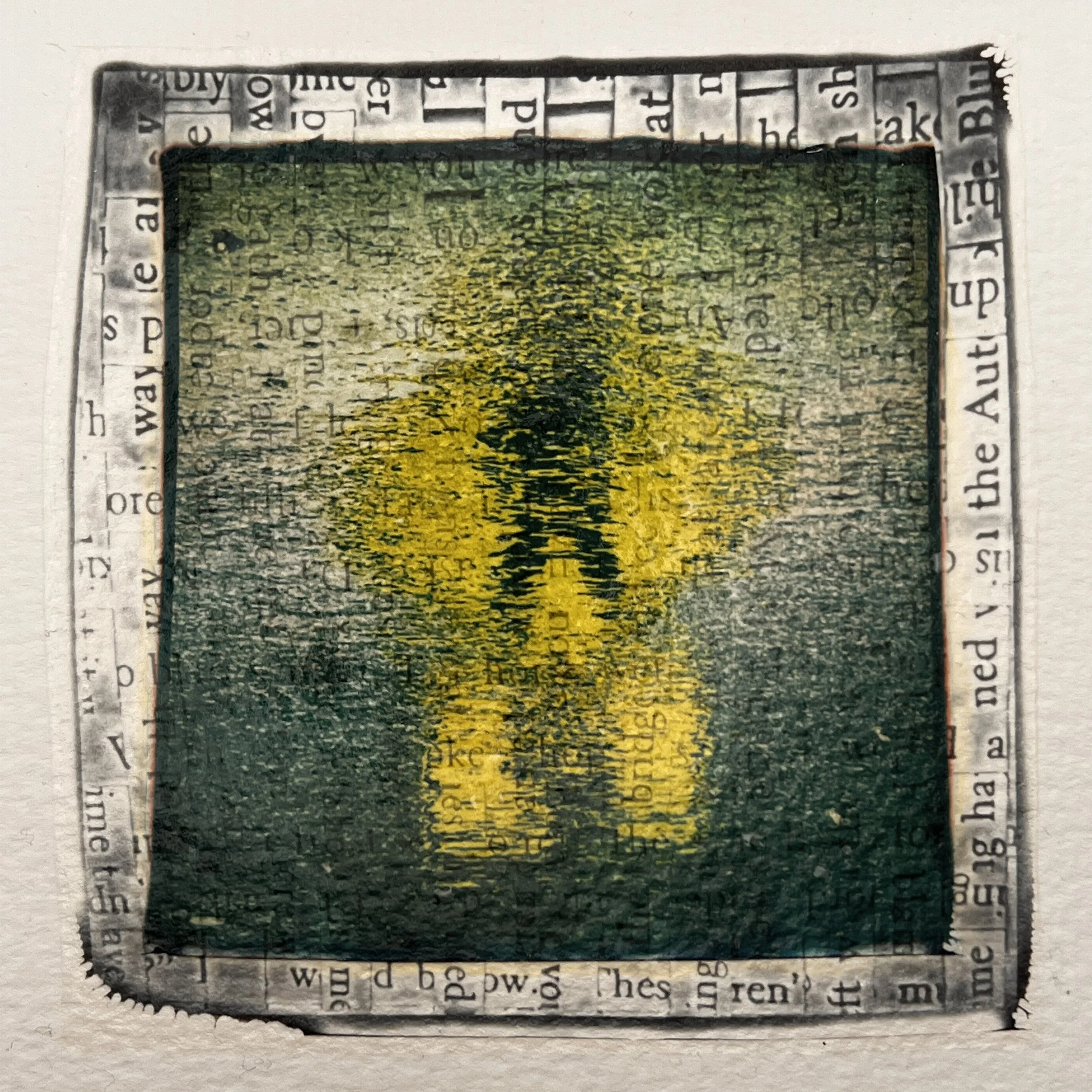 A thought Realized | Polaroid Emulsion Lifts 8 X 8 inches