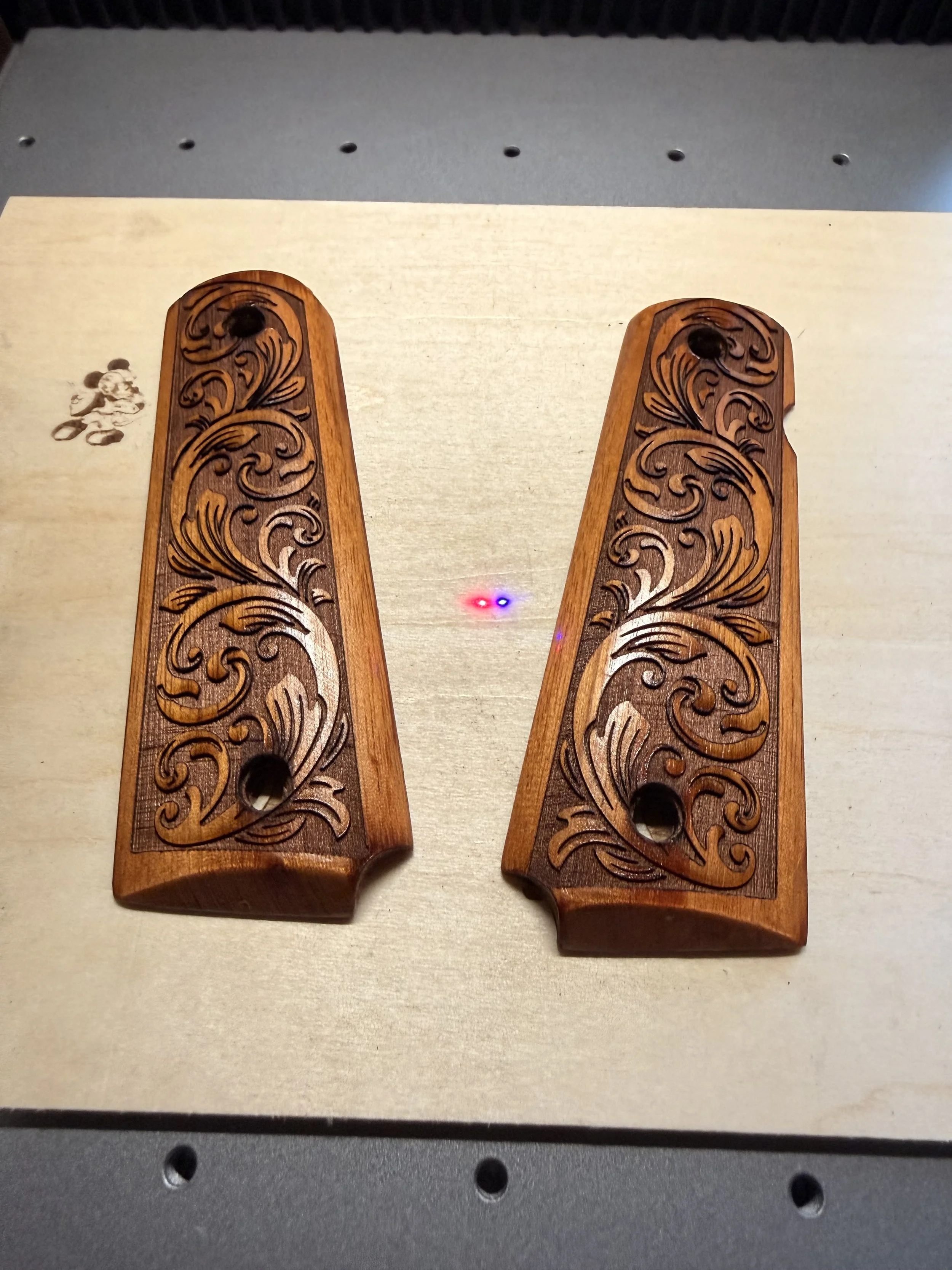 Artisanal Handcrafted Wooden Pistol Grips