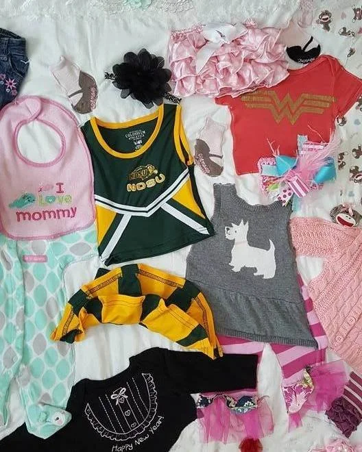 Quilt with Baby Clothes!