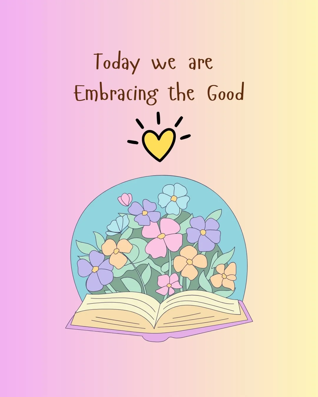The world is hard, life can be overwhelming but today let&rsquo;s choose to embrace goodness ✨🫶🏻 #selfcompassionjourney #mentalhealth #embracegoodness