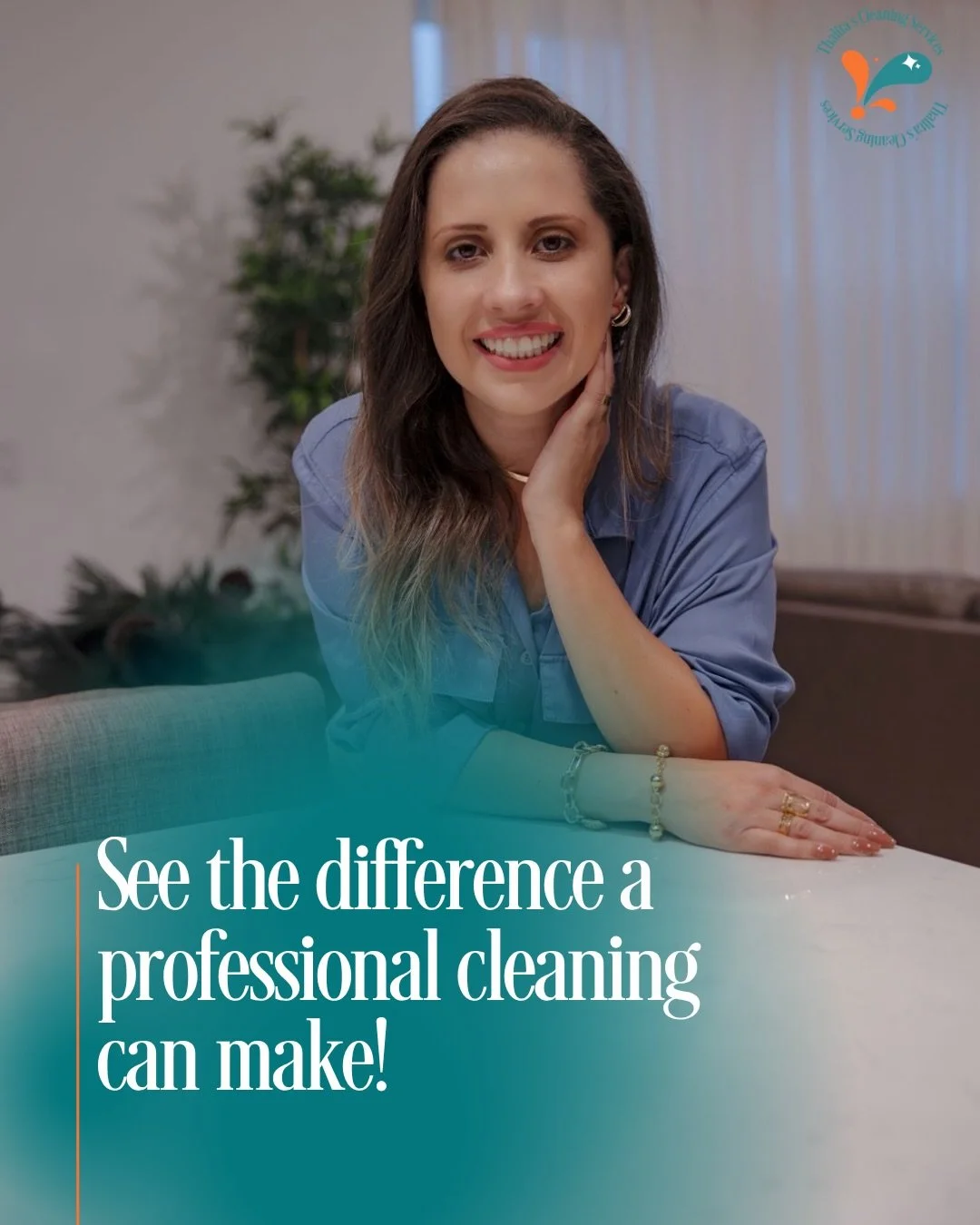 From mess to spotless, the difference is in the details! ✨ 
At Thalita Cleaning, we don&rsquo;t just clean, we transform your space into a fresh, organized, and welcoming environment. 🧼💙
Book your cleaning today through the link in bio and experien