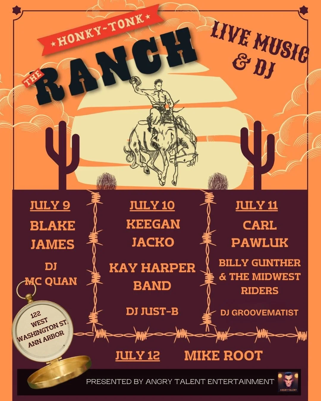 Cancel the boring plans. We've got live music all weekend and enough cold beer to keep you here.

#TheRanchA2 #HonkyTonk #LiveMusic #AnnArborNightlife #CountryBar