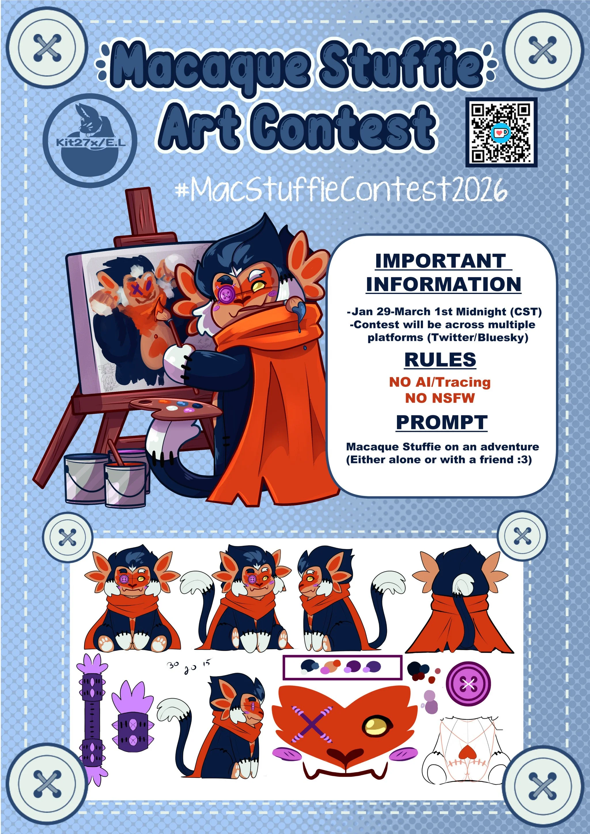 This was for a contest that ended 2 weeks before preorders. It helped gain publicity for the plushie and fostered a community over the excitement that was built.